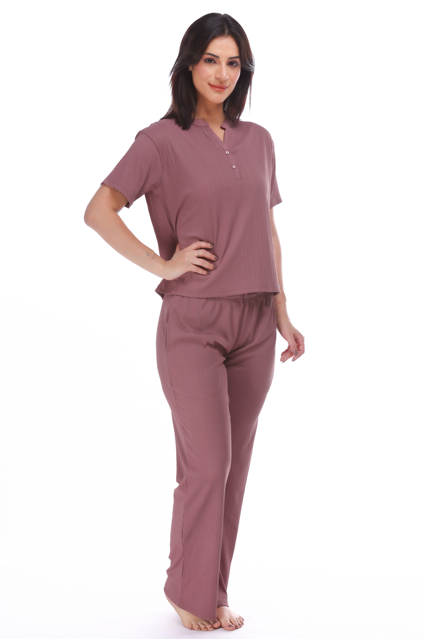 Ribbed Pyjama Set