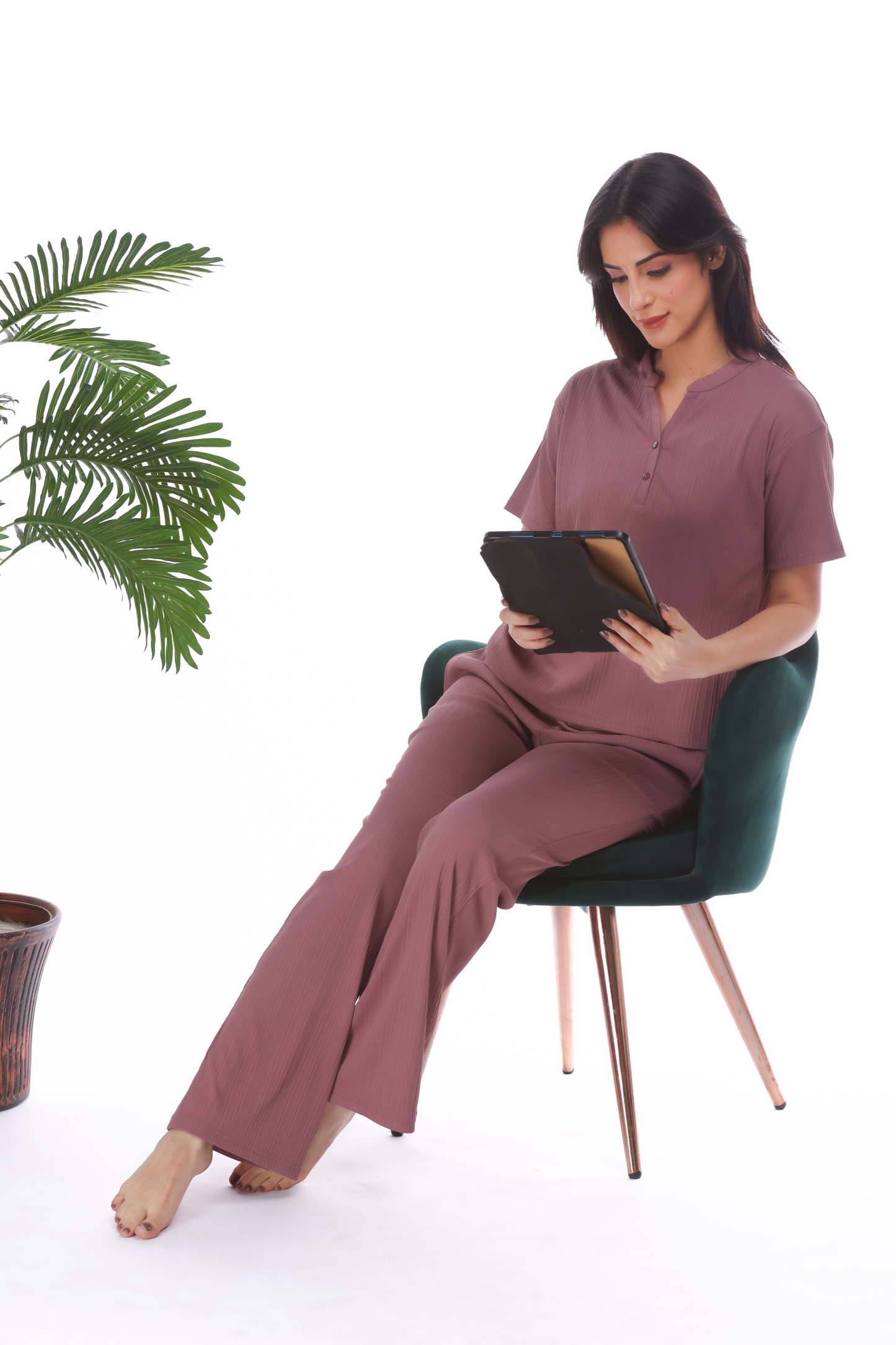 Ribbed Pyjama Set