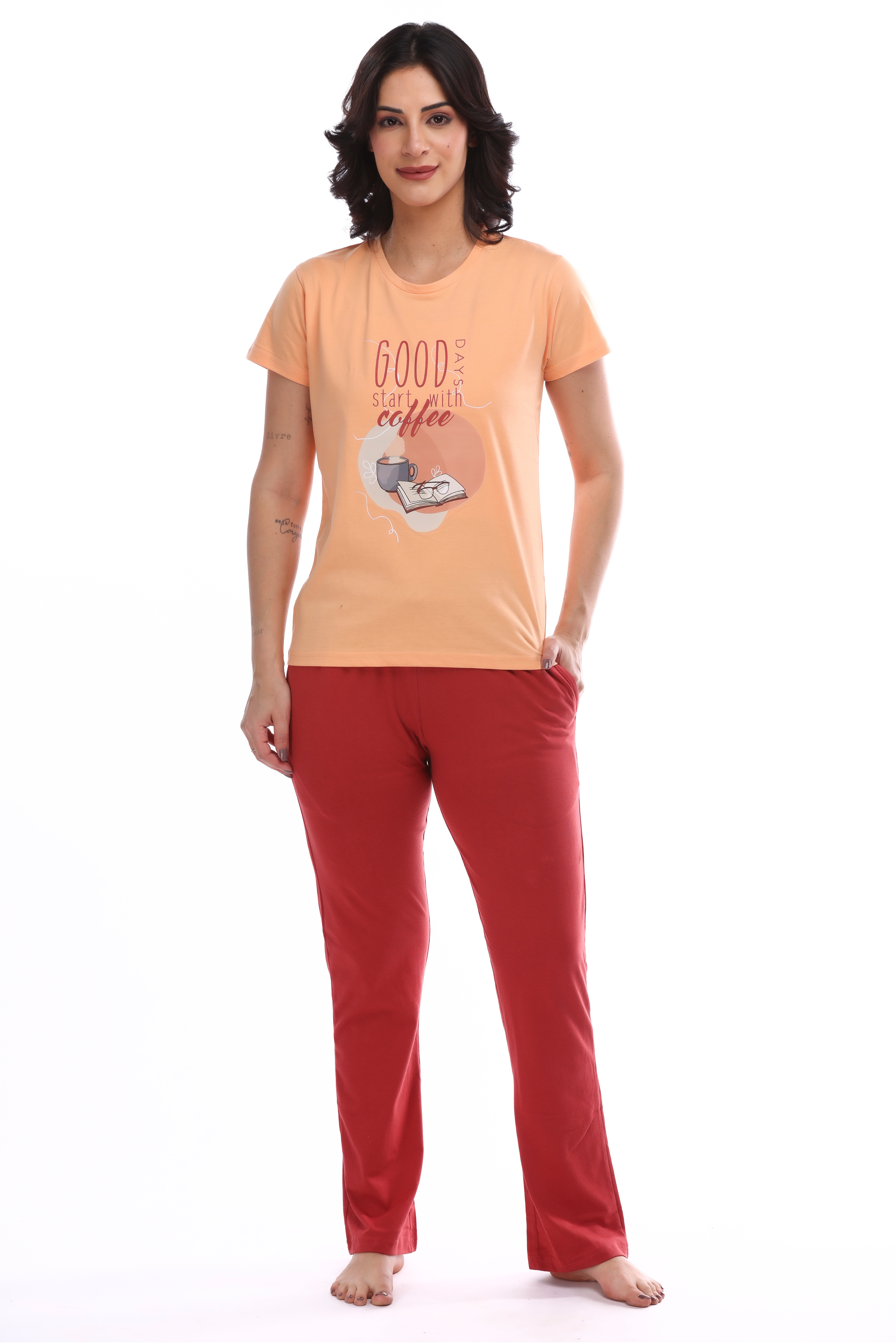Graphic Pyjama Set