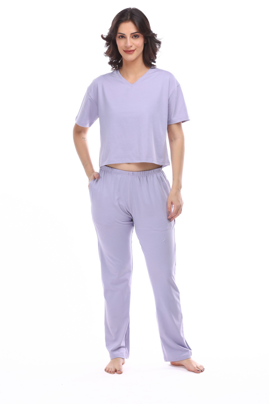 Solid Pyjama Set