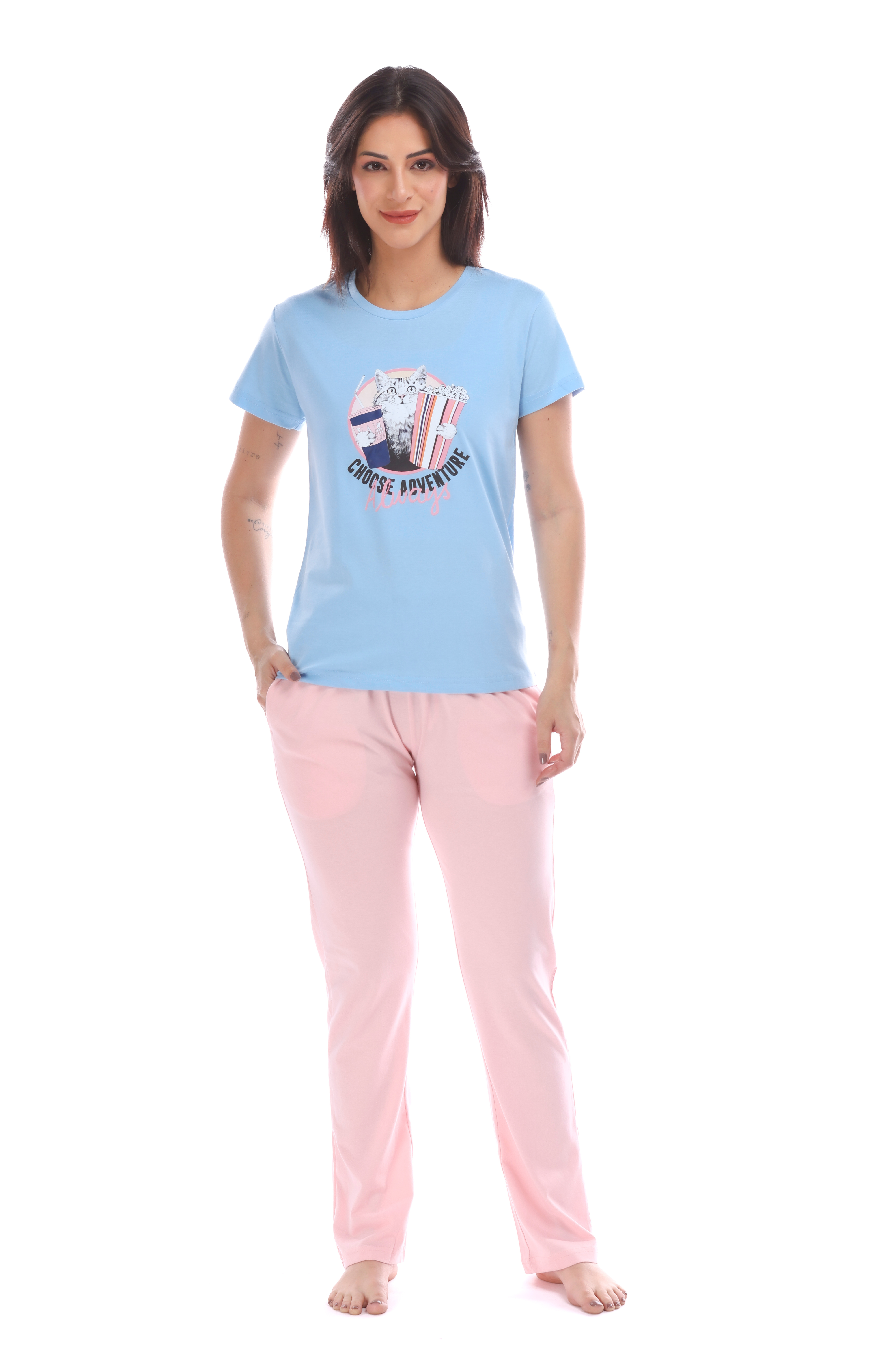 Graphic Pyjama Set