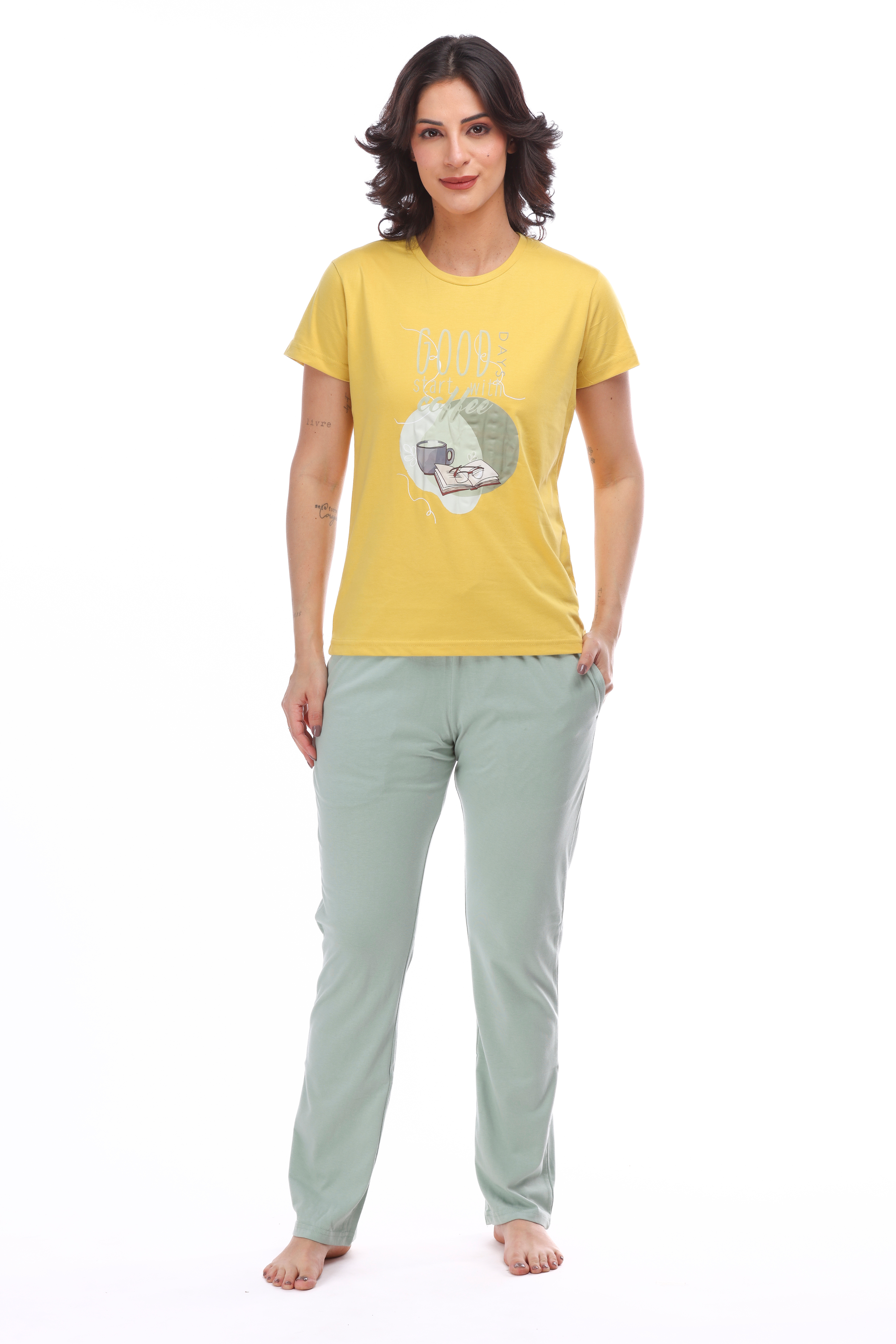 Graphic Pyjama Set