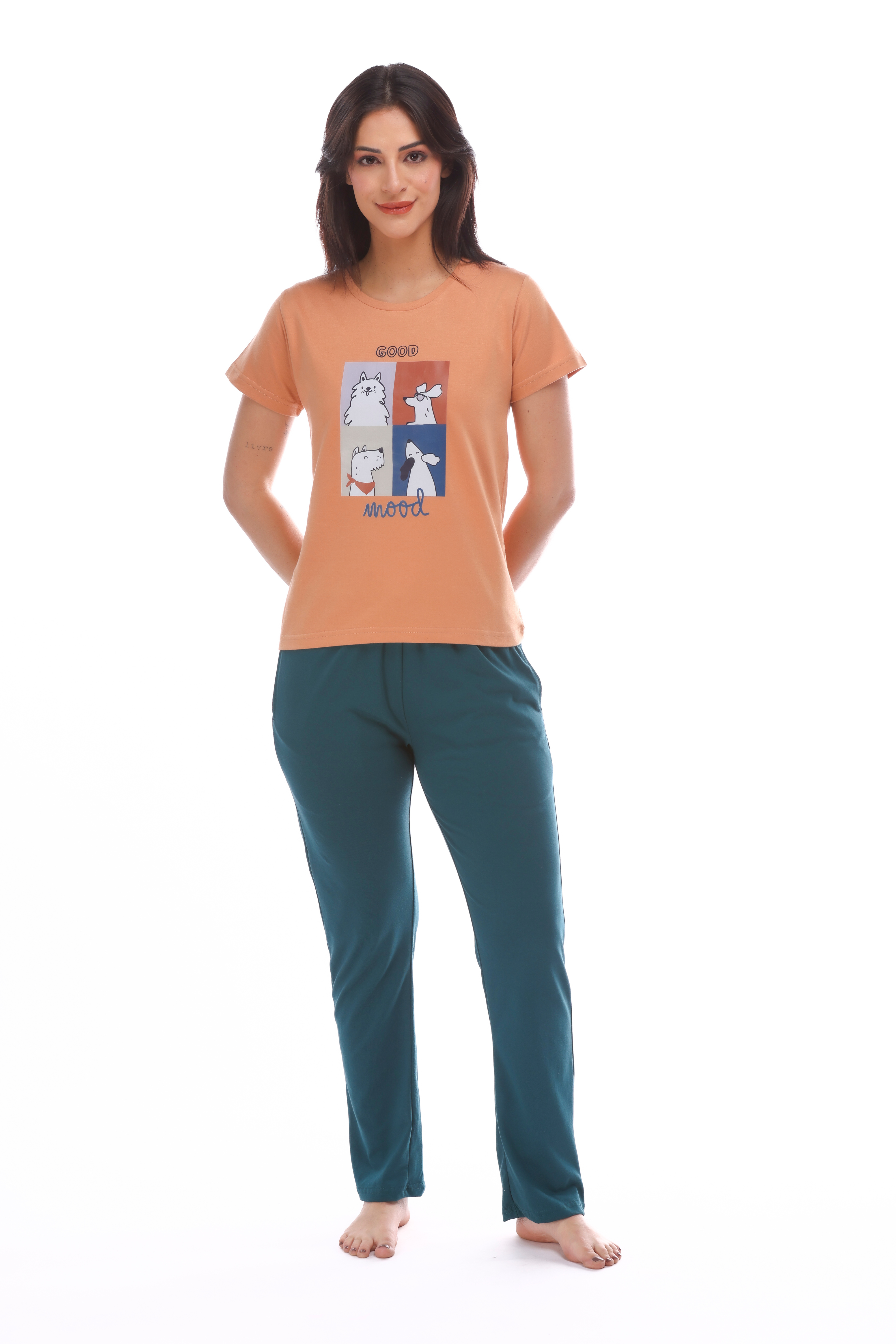 Graphic Pyjama Set