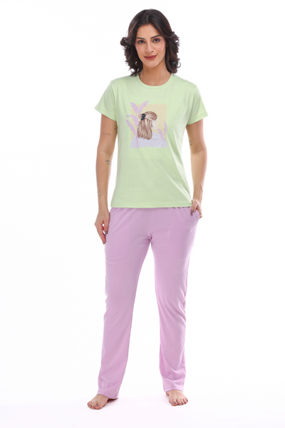Graphic Pyjama Set