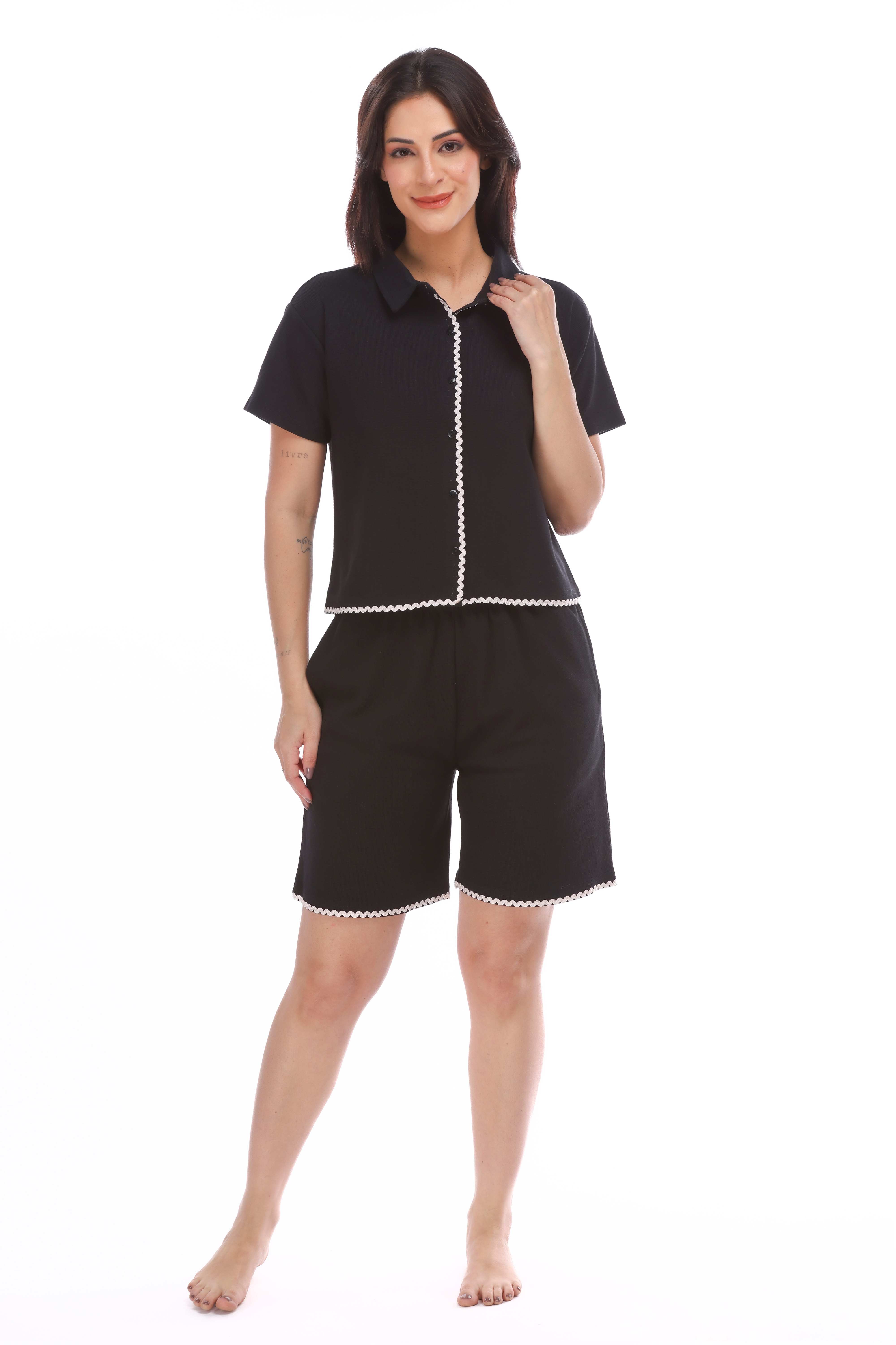 Detailing Shorts Set