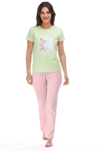 Graphic Pyjama Set
