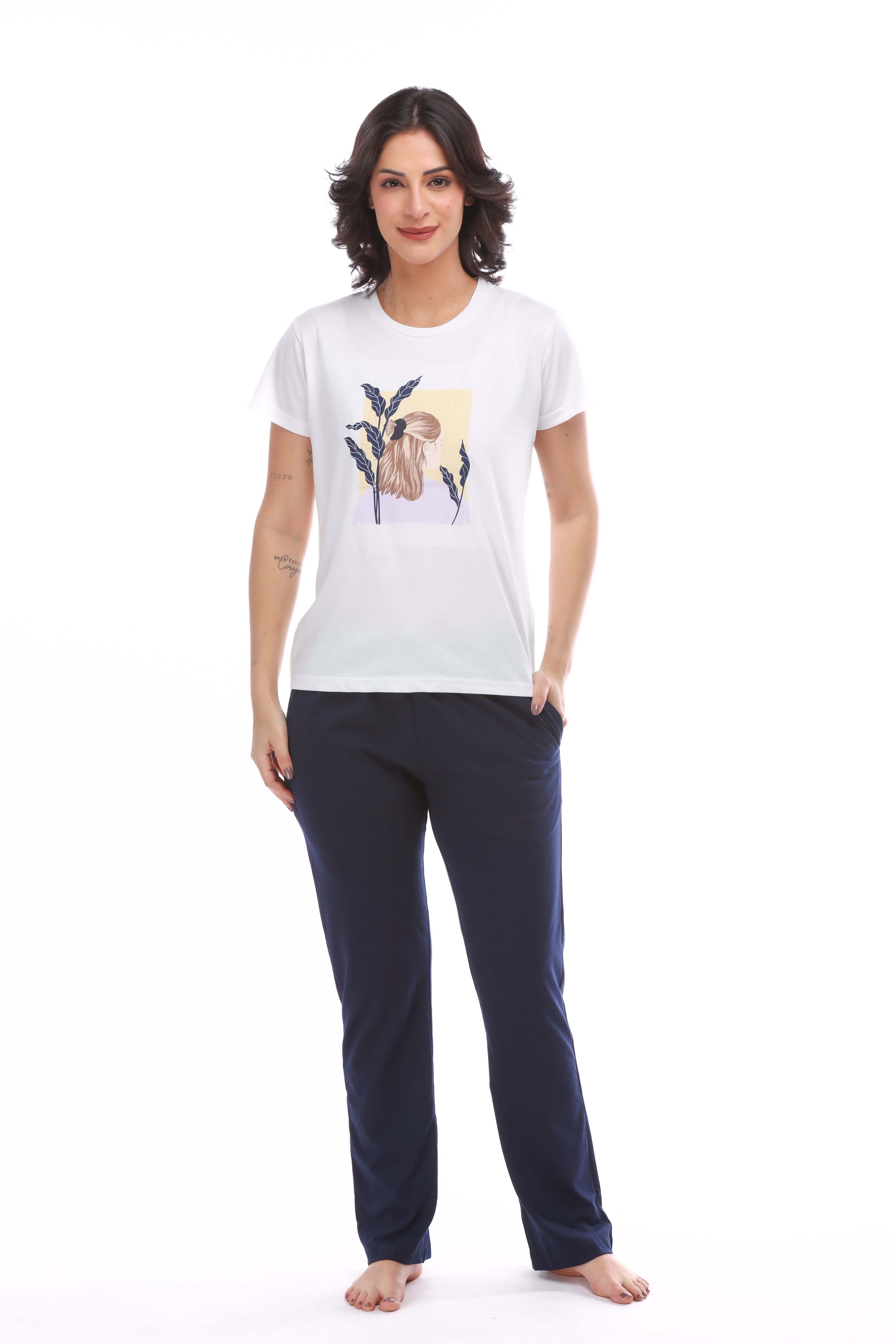 Graphic Pyjama Set