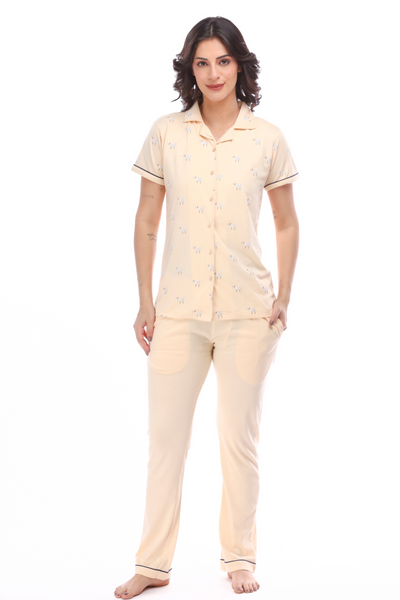 Dog Mom Button down Pyjama Set