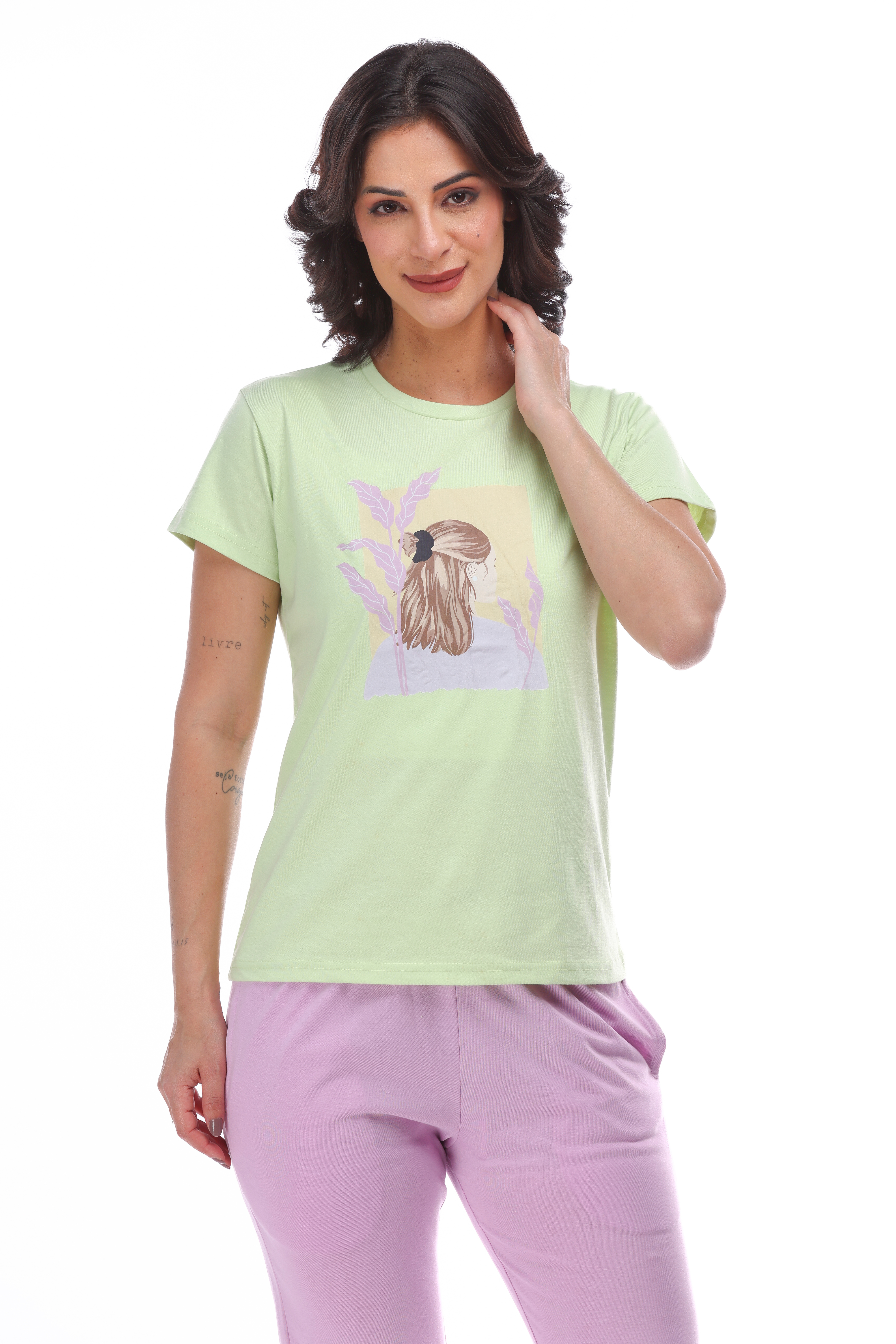 Graphic Pyjama Set
