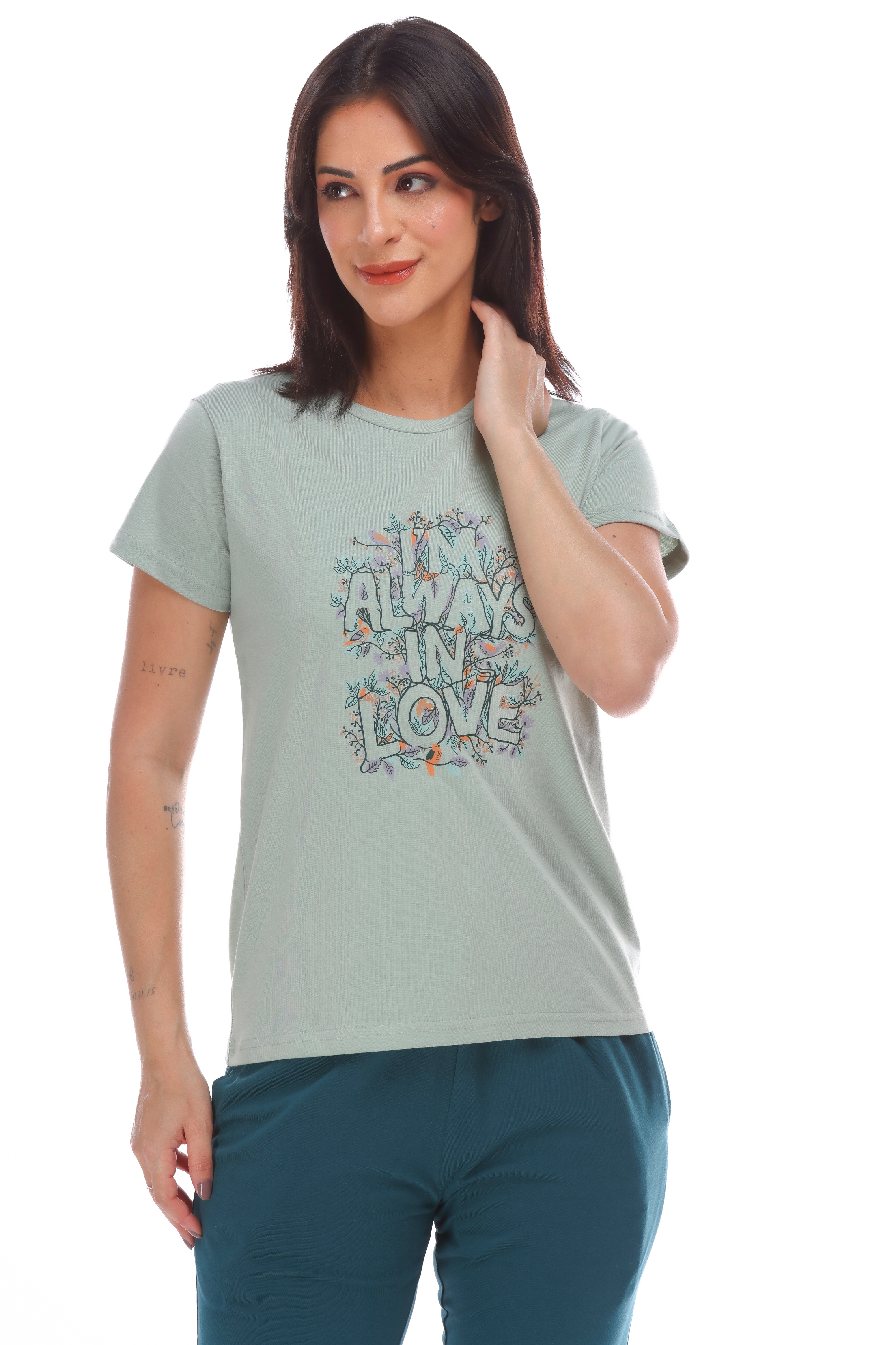 Graphic Pyjama Set