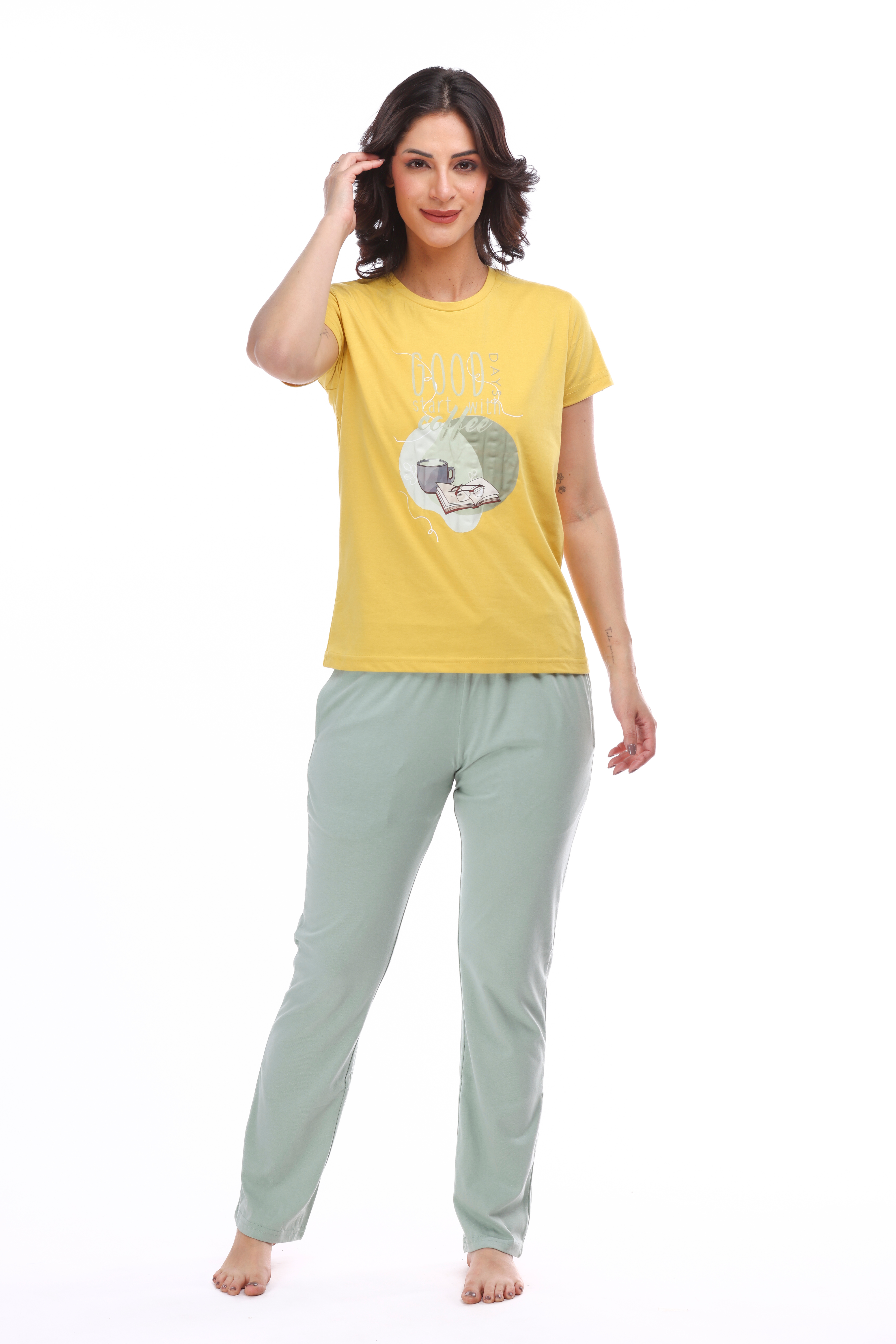 Graphic Pyjama Set