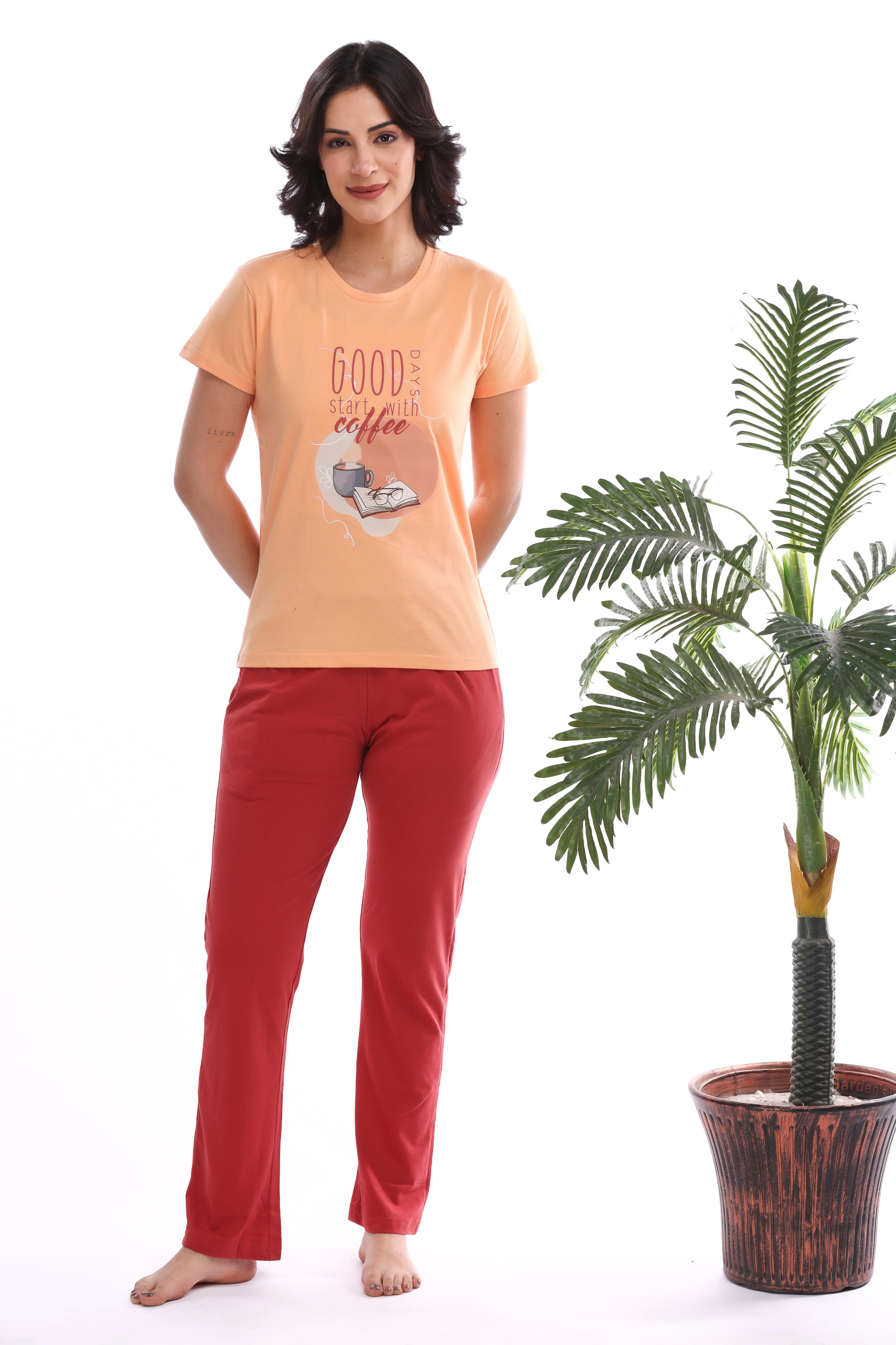 Graphic Pyjama Set