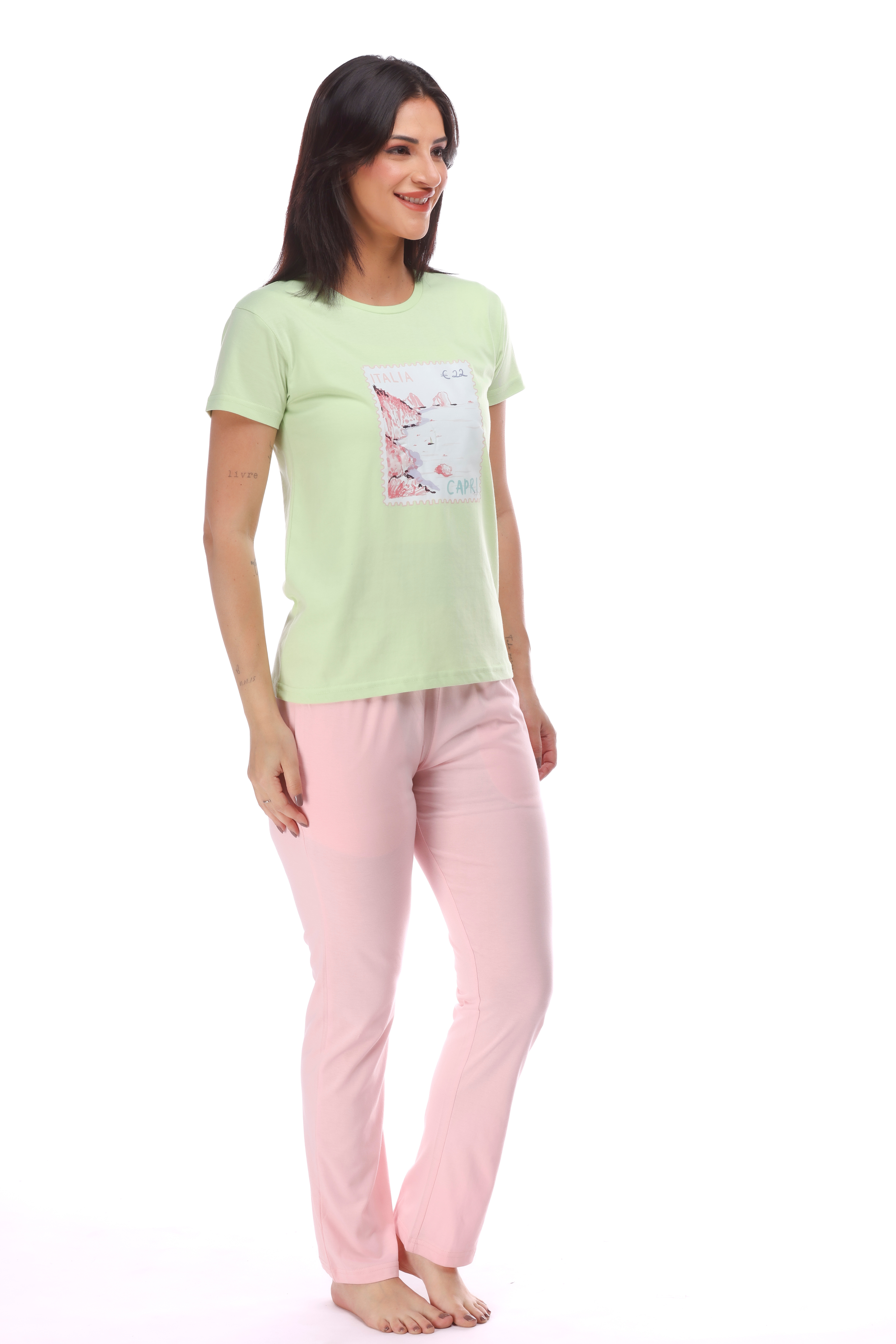 Graphic Pyjama Set