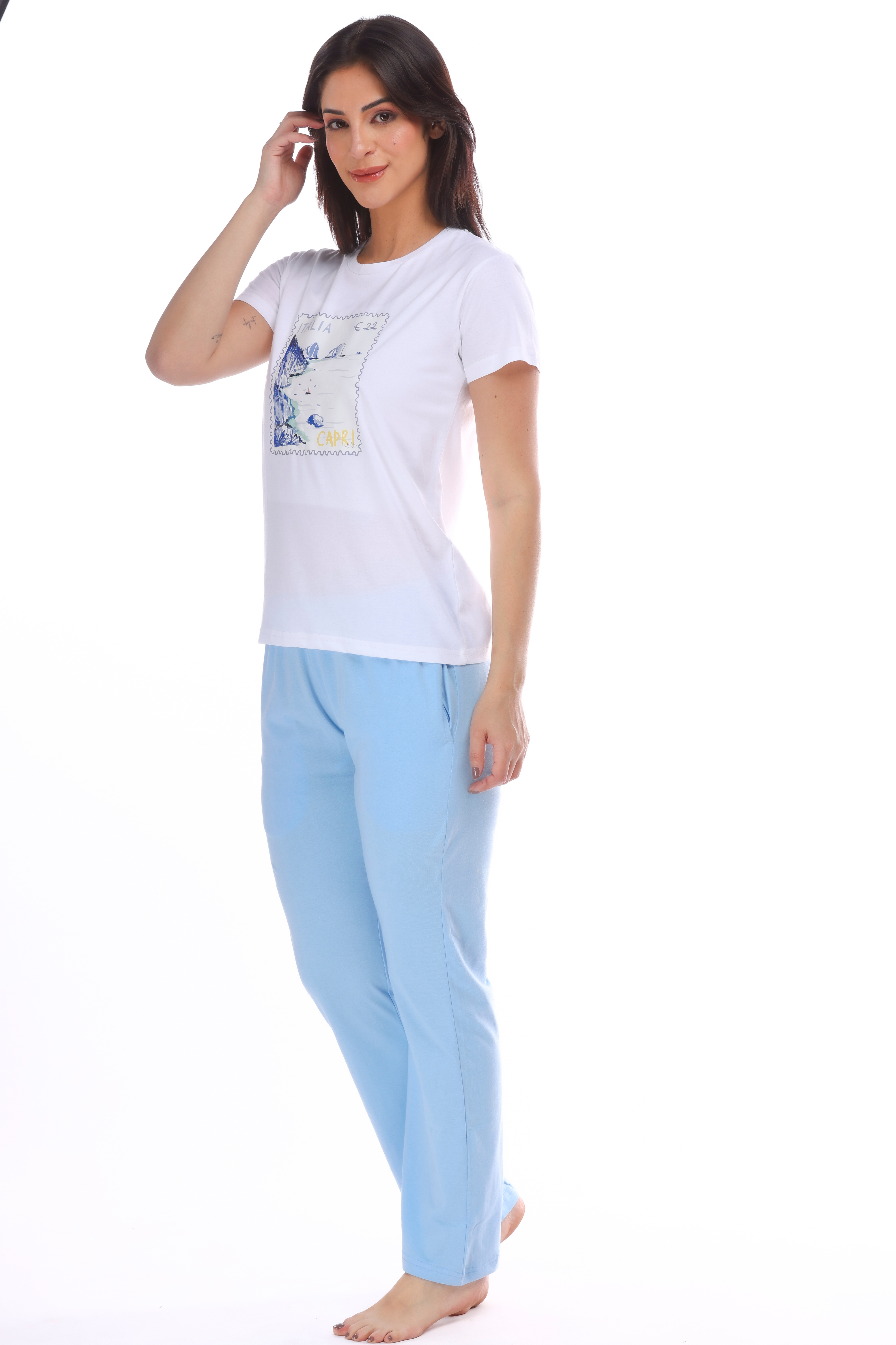 Graphic Pyjama Set