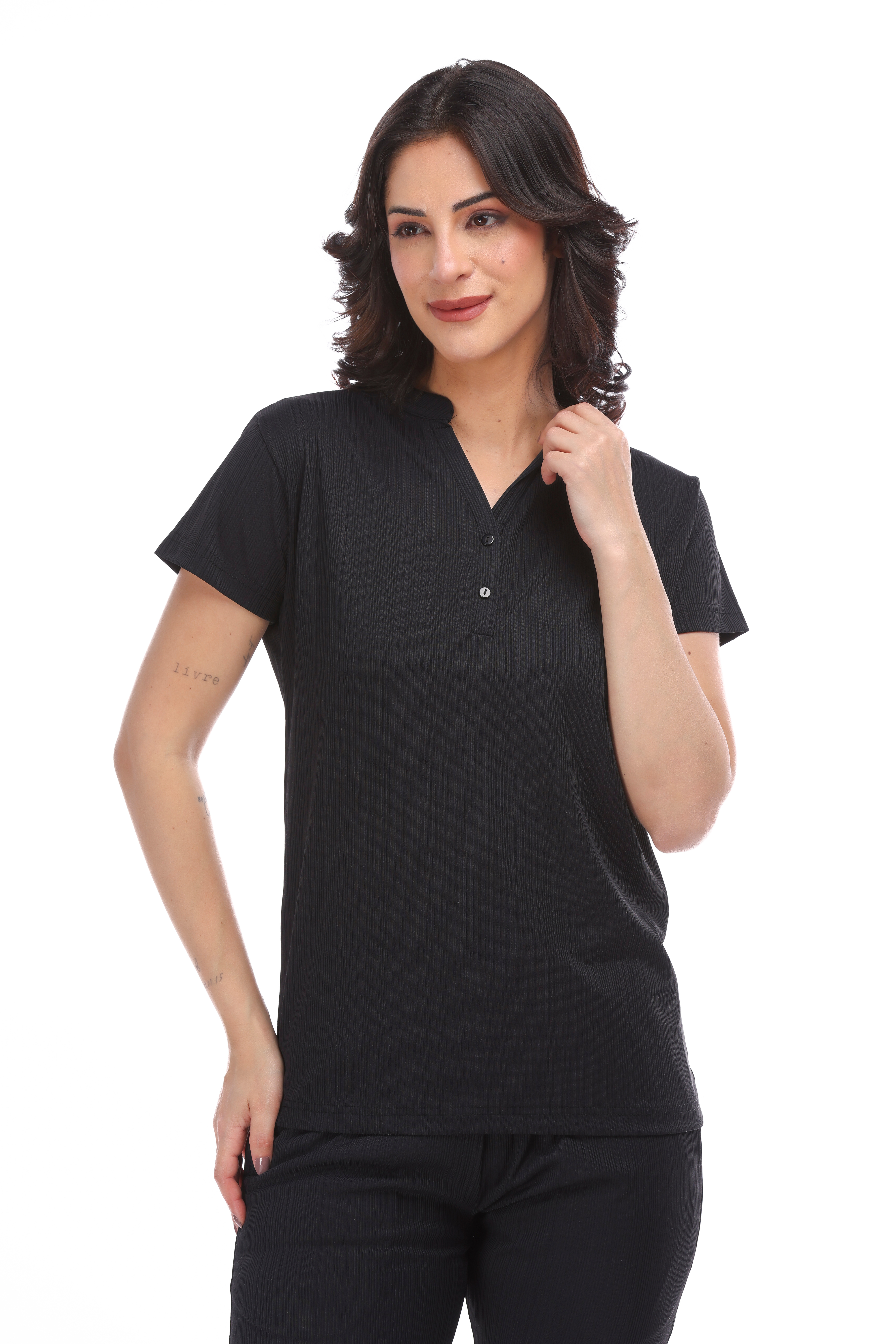 Ribbed Pyjama Set