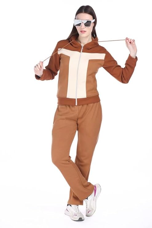 Camel Colour-blocked Tracksuit