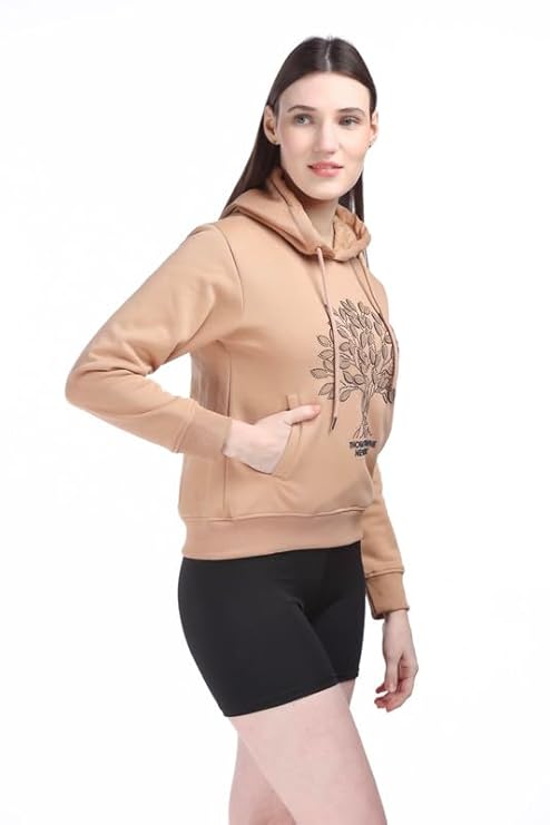 Tree Graphic Print Hoodie