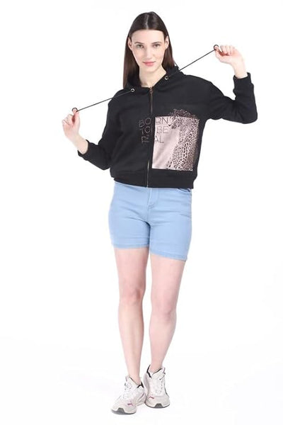 Shine Graphic Print Hoodie
