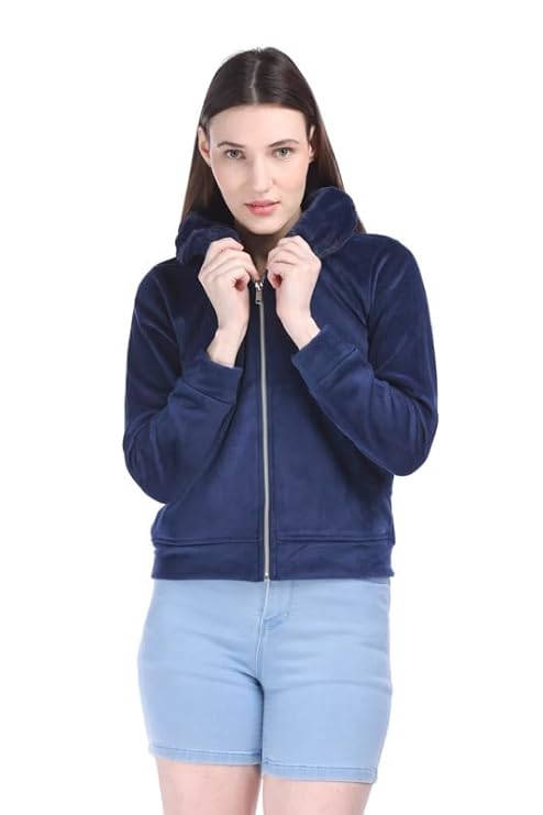 Fur Zipper Sweatshirt