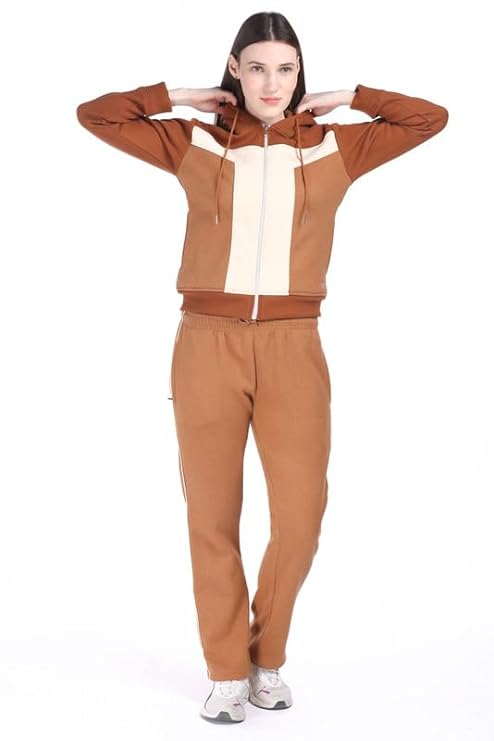 Camel Colour-blocked Tracksuit