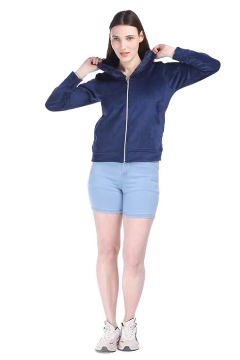 Fur Zipper Sweatshirt