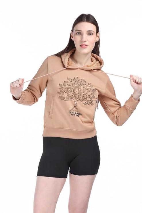 Tree Graphic Print Hoodie