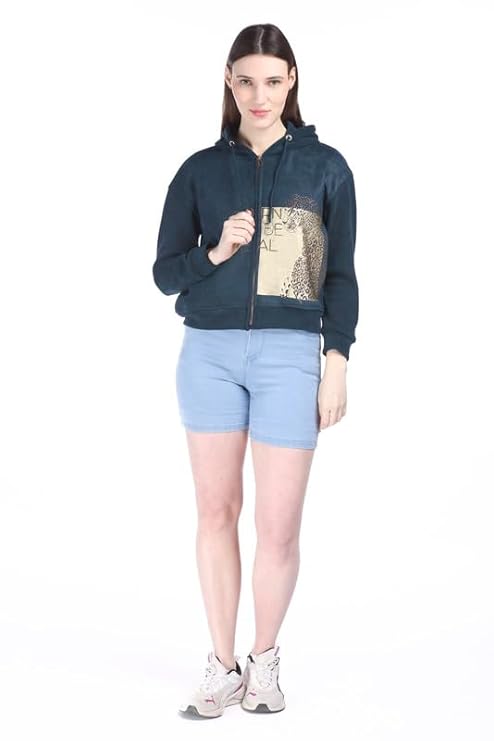 Shine Graphic Print Hoodie