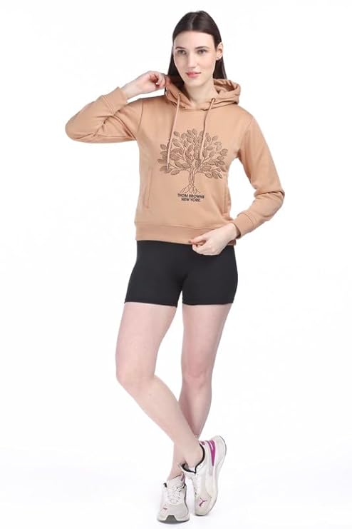 Tree Graphic Print Hoodie