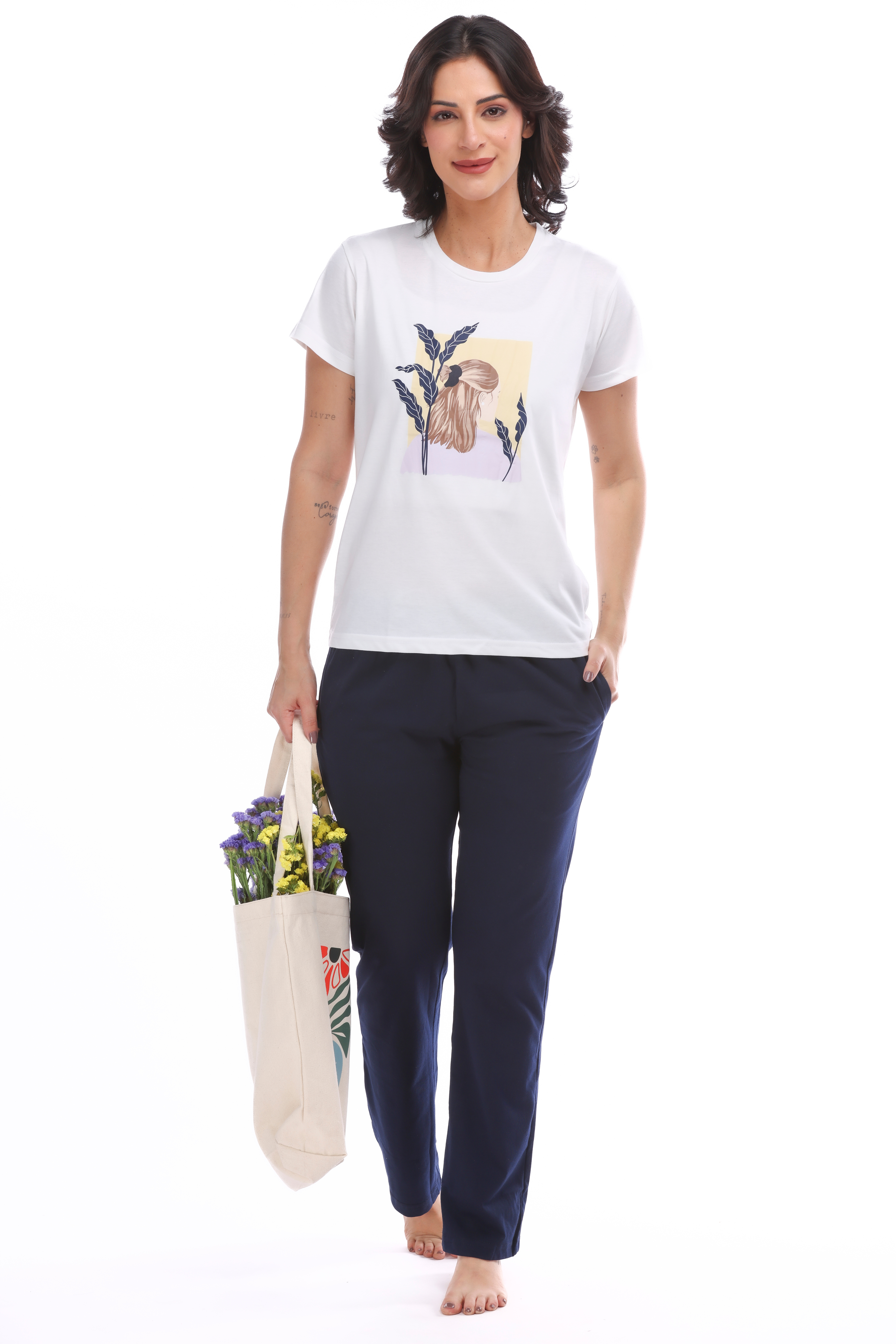Graphic Pyjama Set