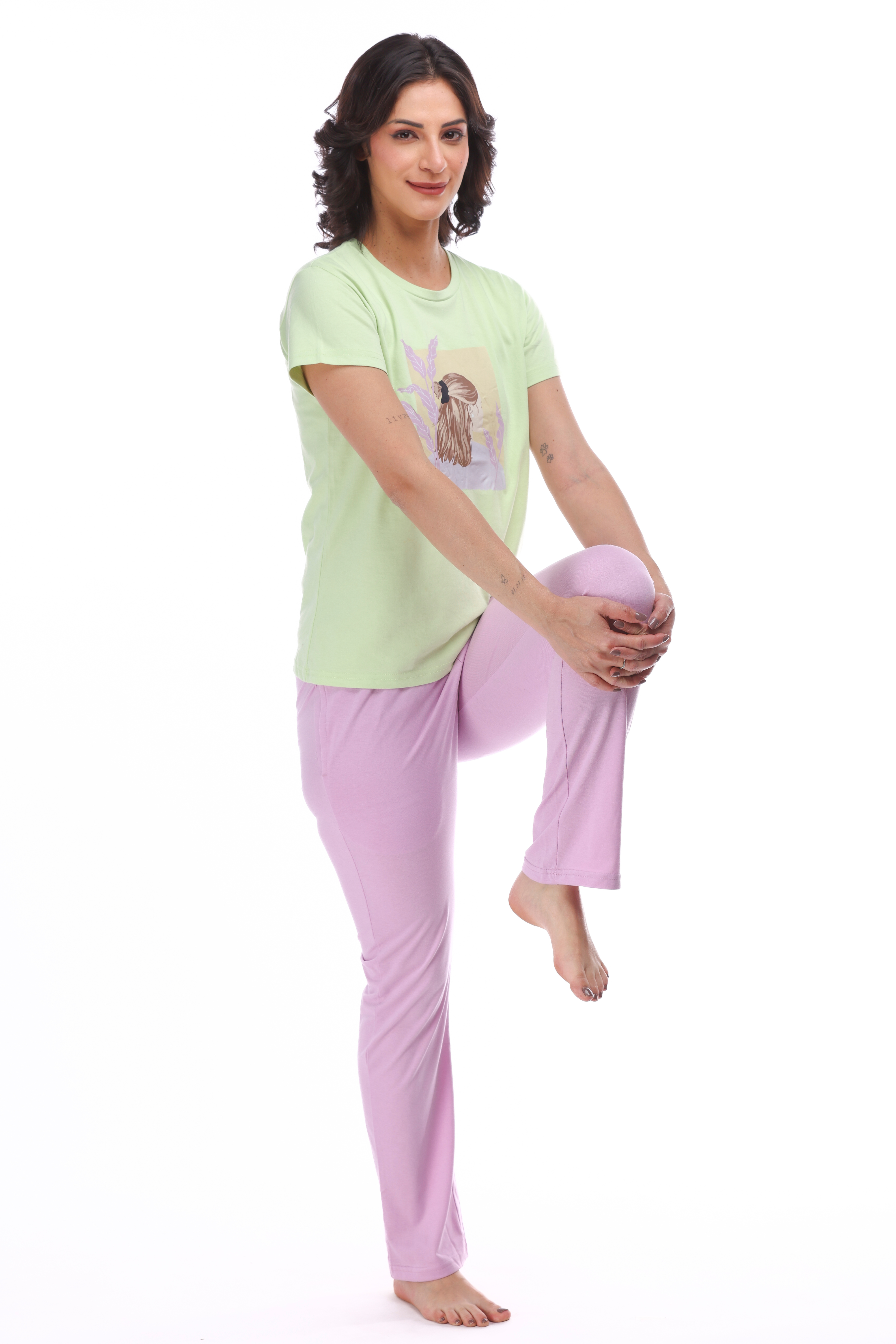 Graphic Pyjama Set