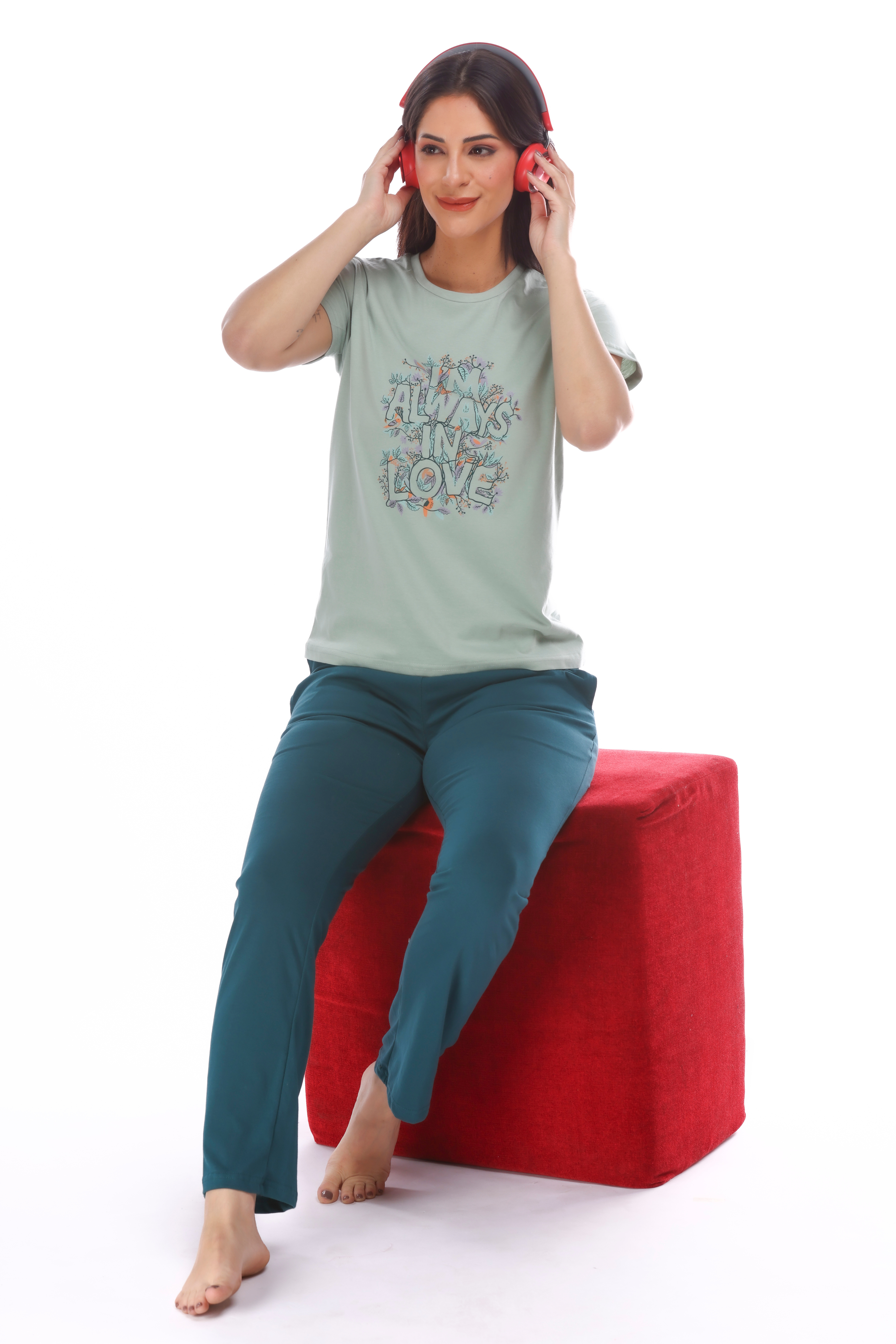 Graphic Pyjama Set