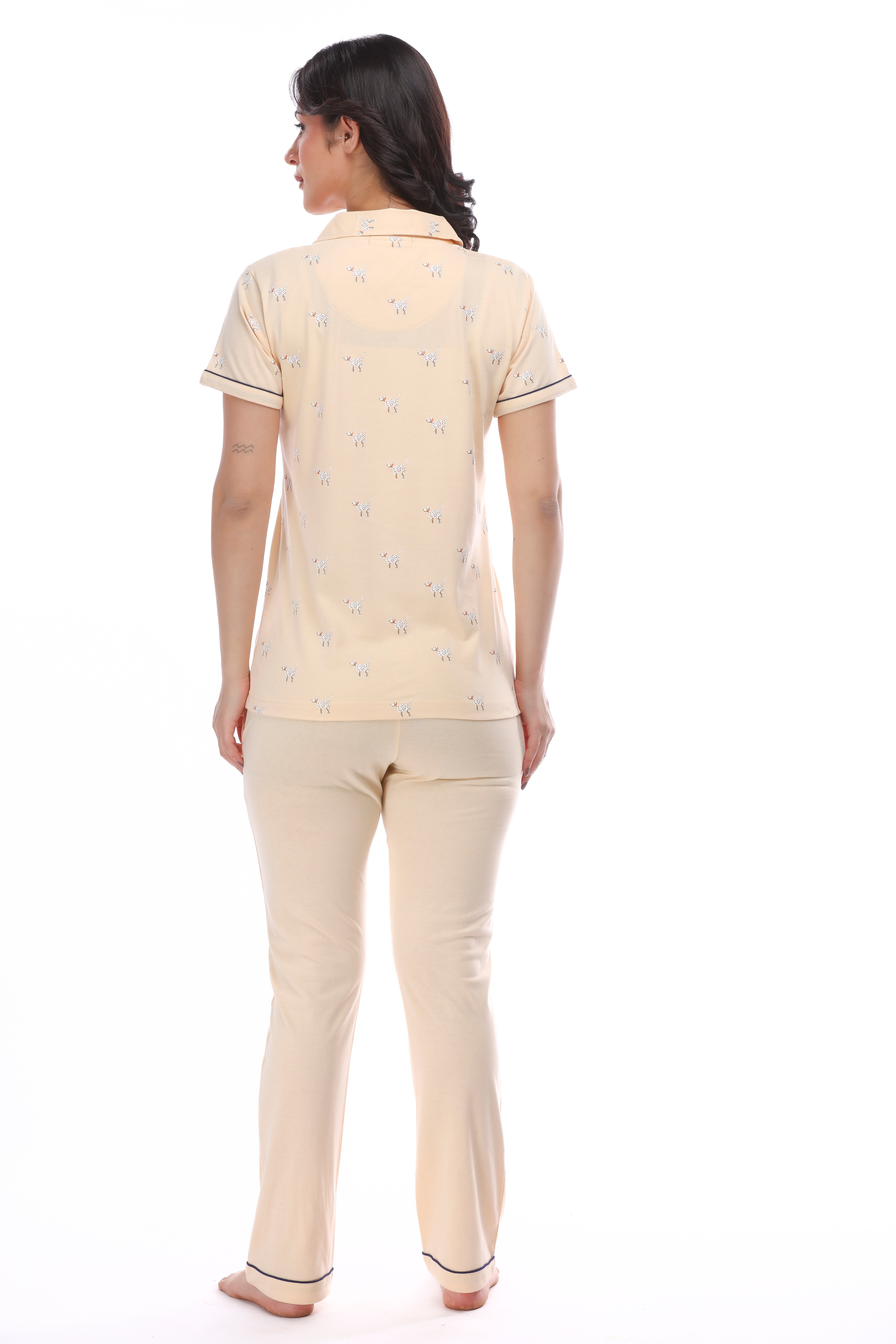 Dog Mom Button down Pyjama Set