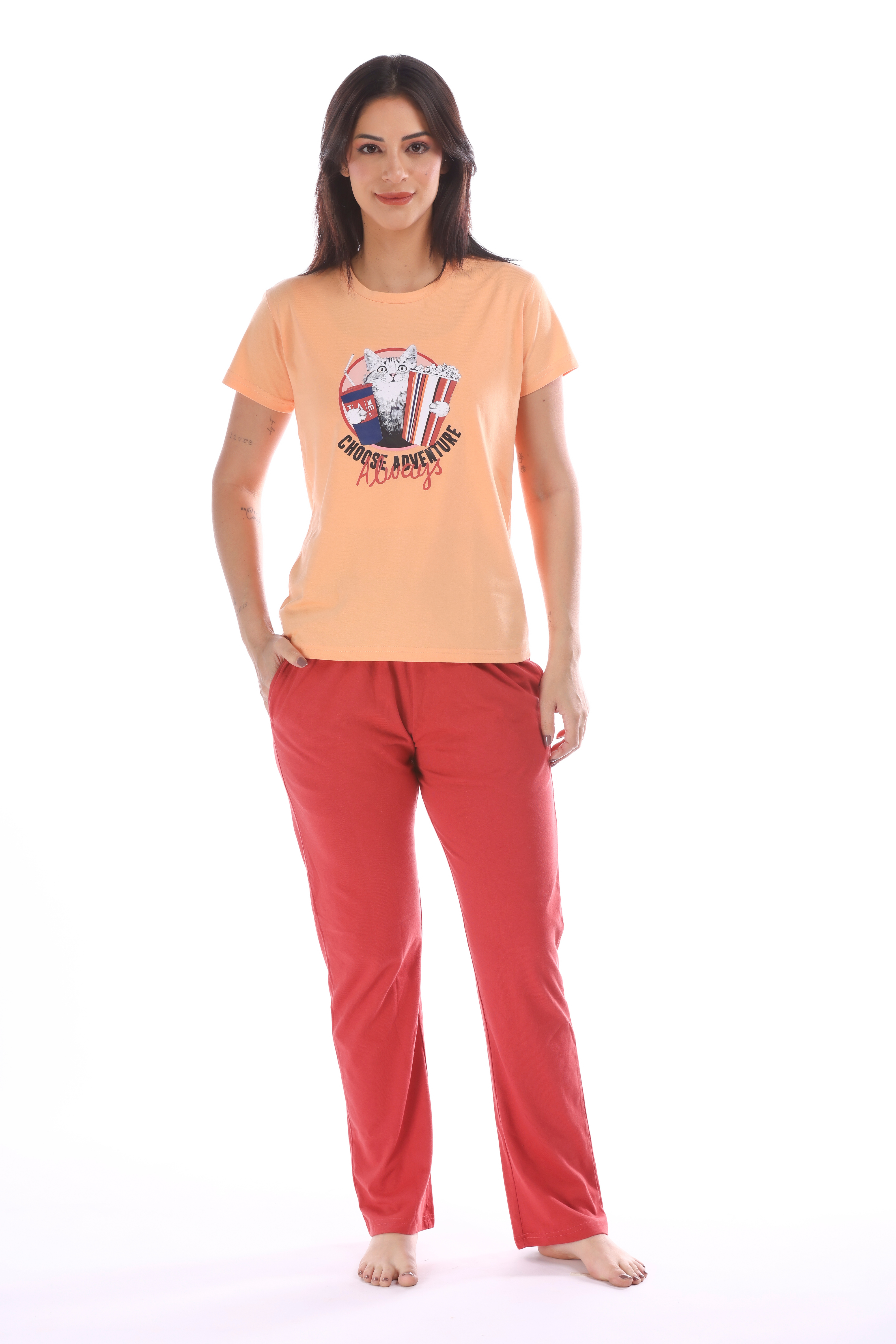 Graphic Pyjama Set
