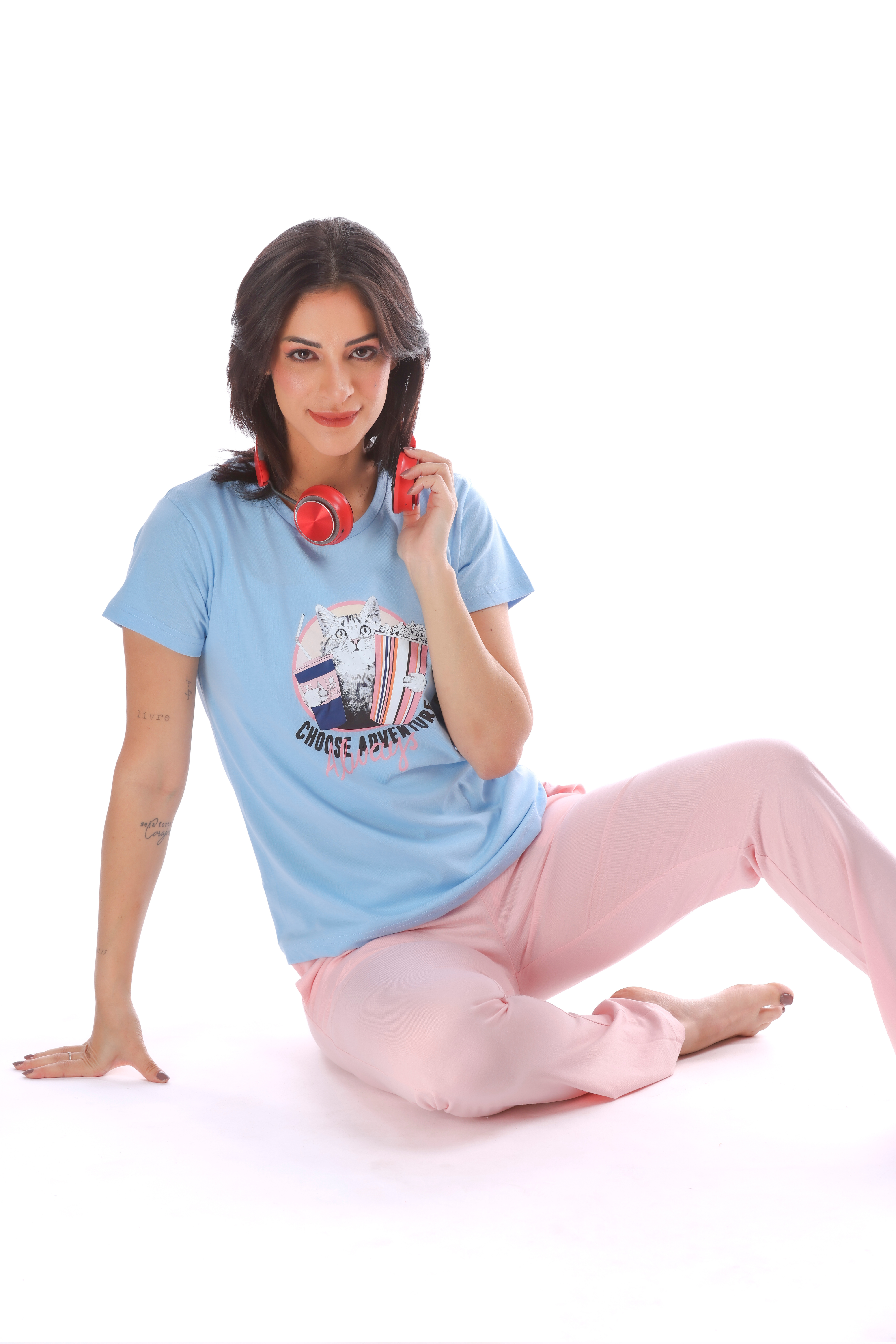 Graphic Pyjama Set