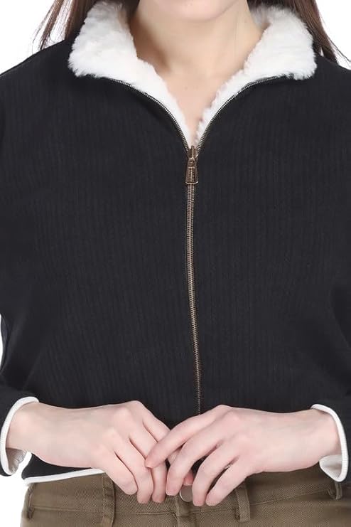 Reversible Zipper Sweatshirt