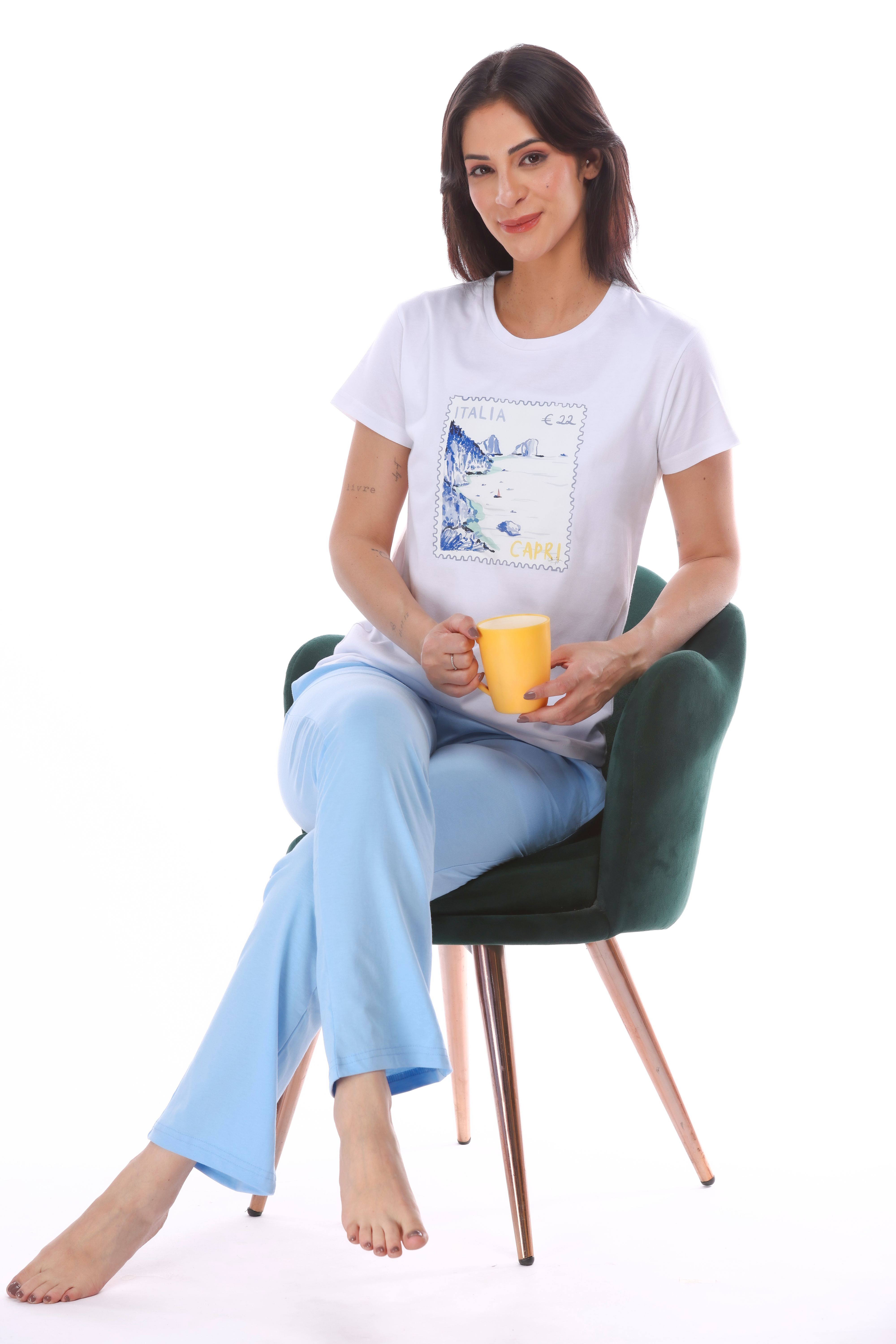Graphic Pyjama Set