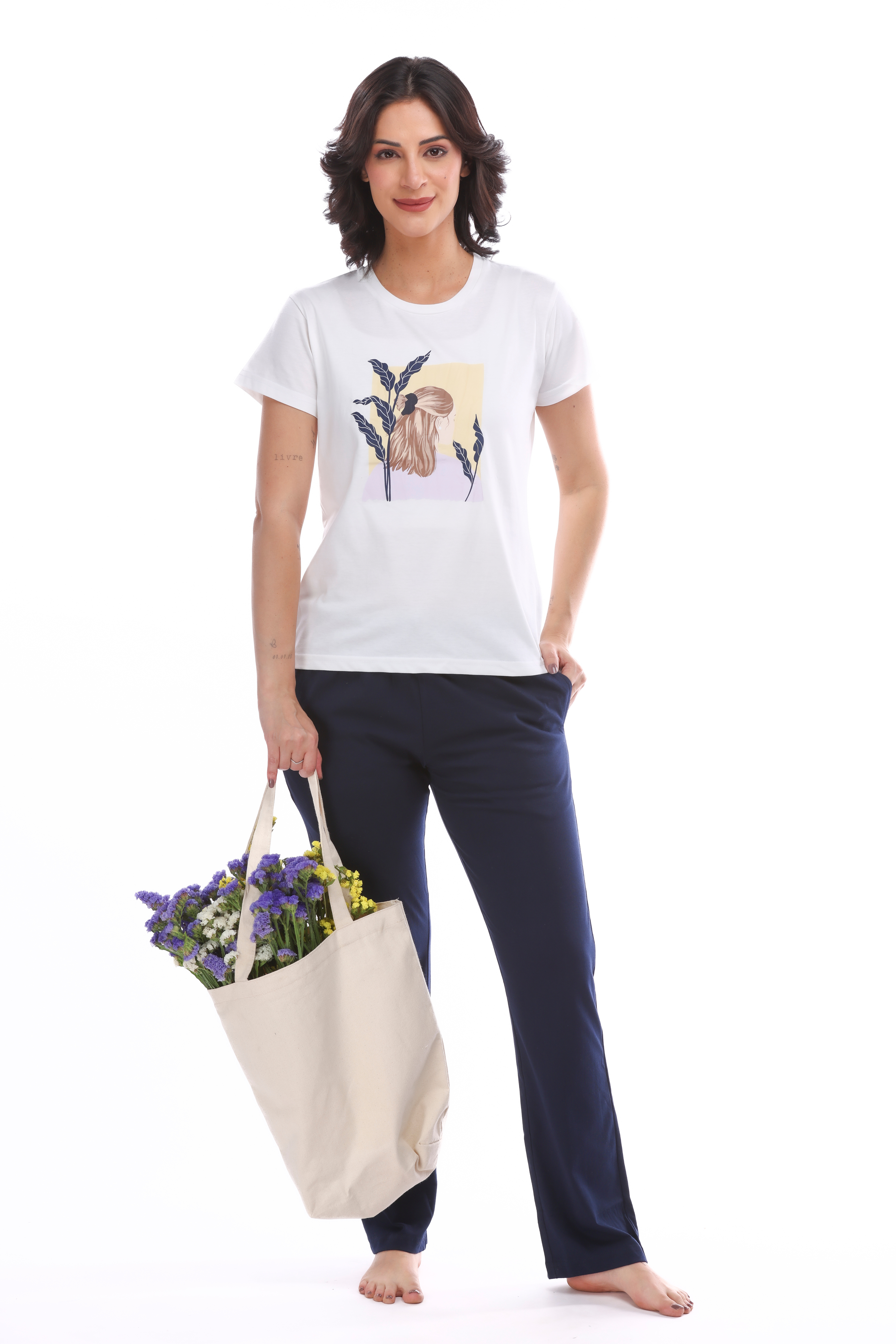 Graphic Pyjama Set