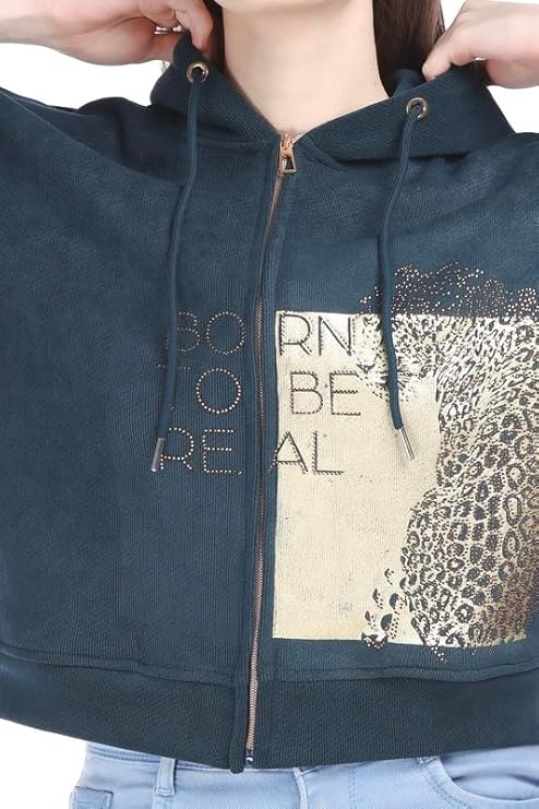 Shine Graphic Print Hoodie