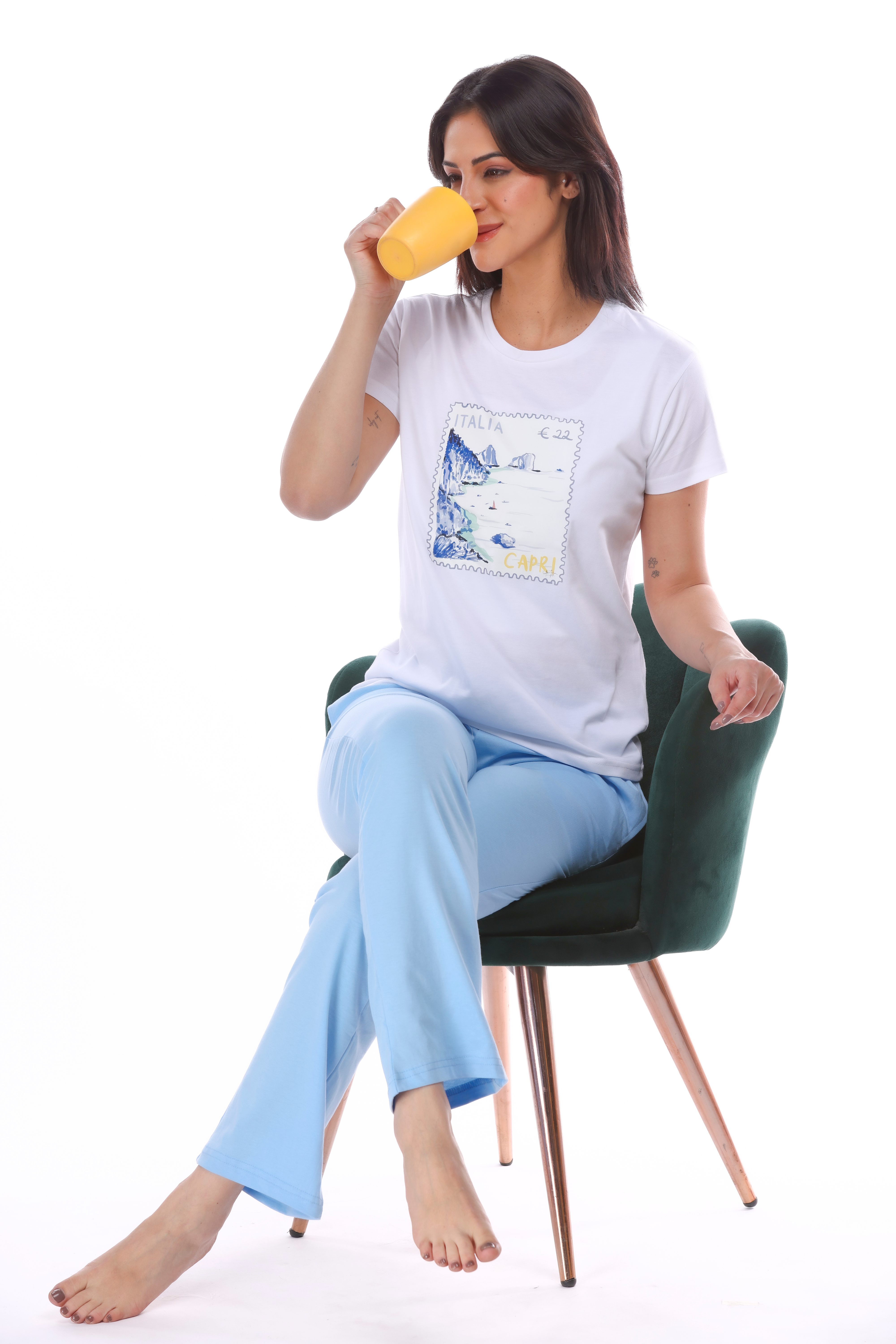 Graphic Pyjama Set