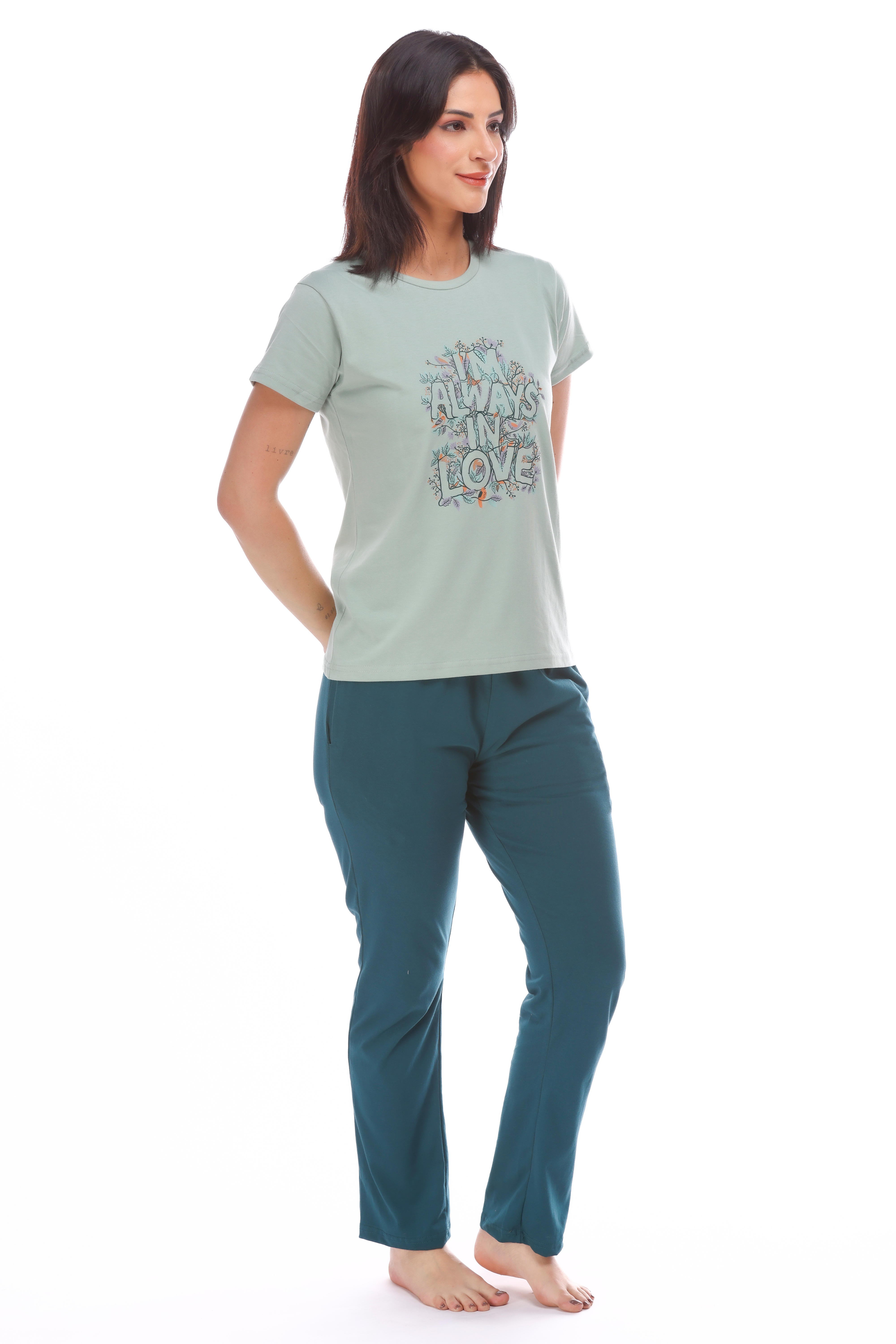 Graphic Pyjama Set
