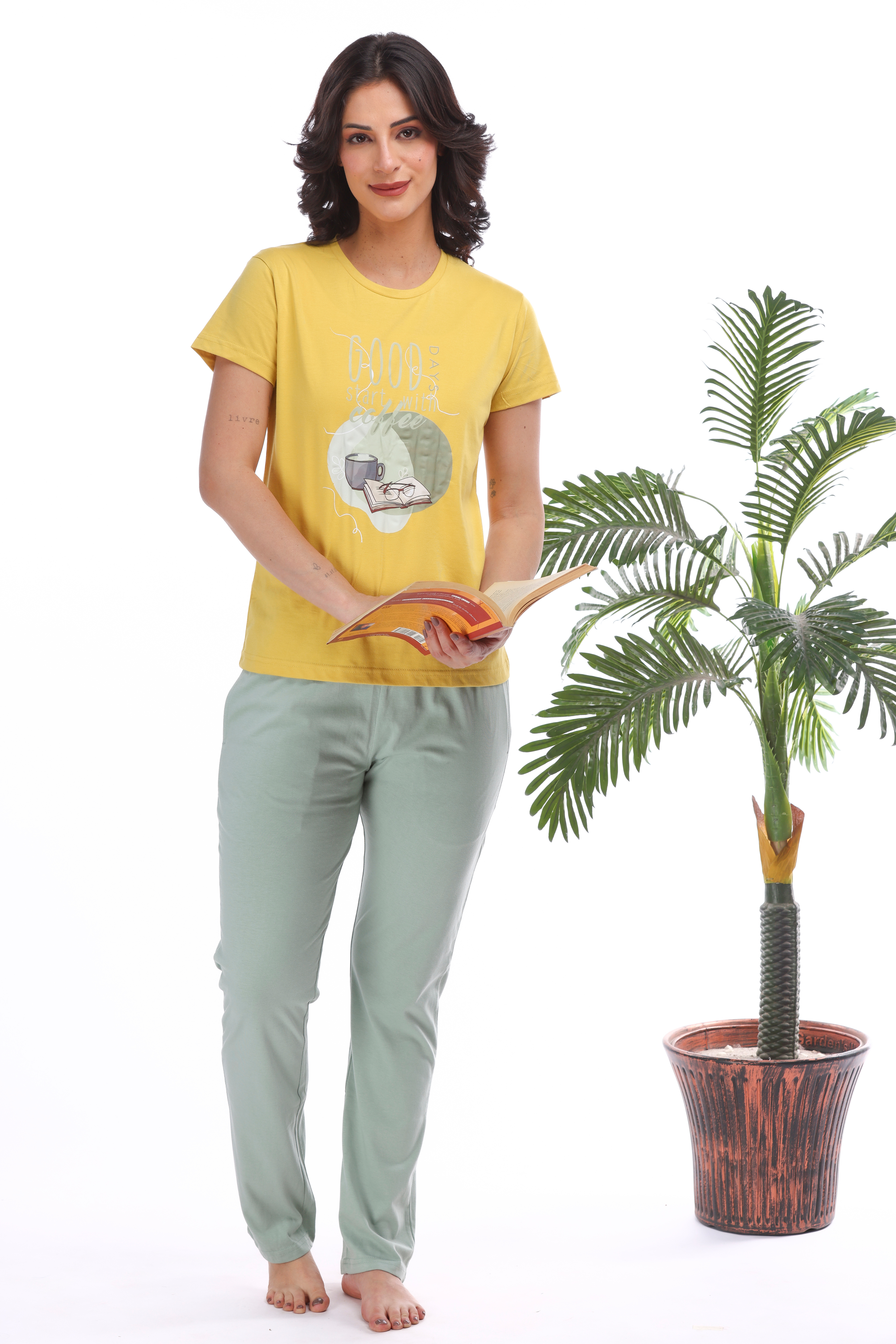 Graphic Pyjama Set