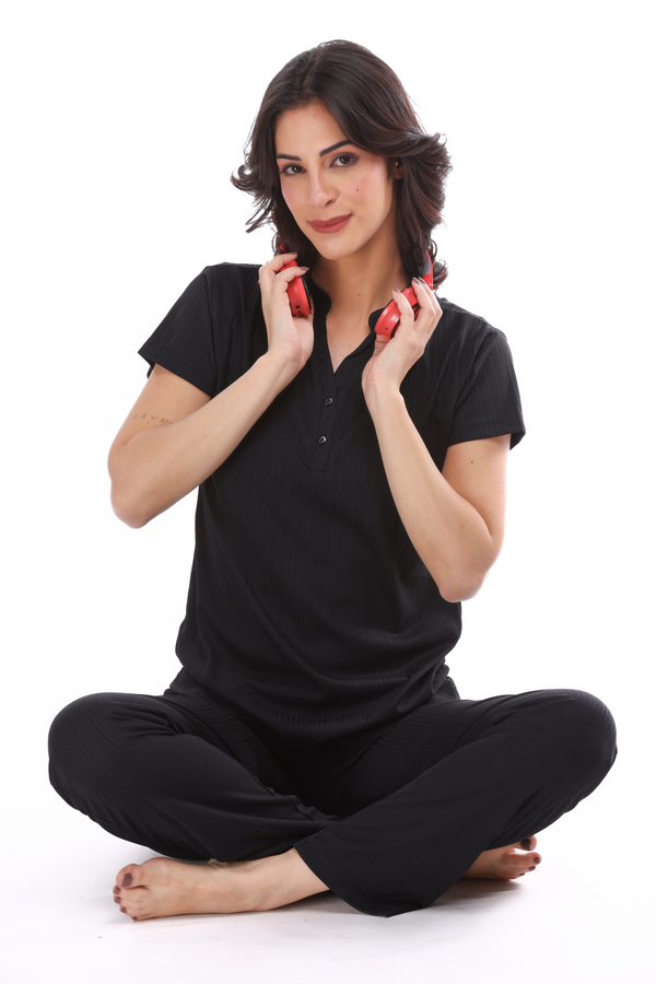 Ribbed Pyjama Set