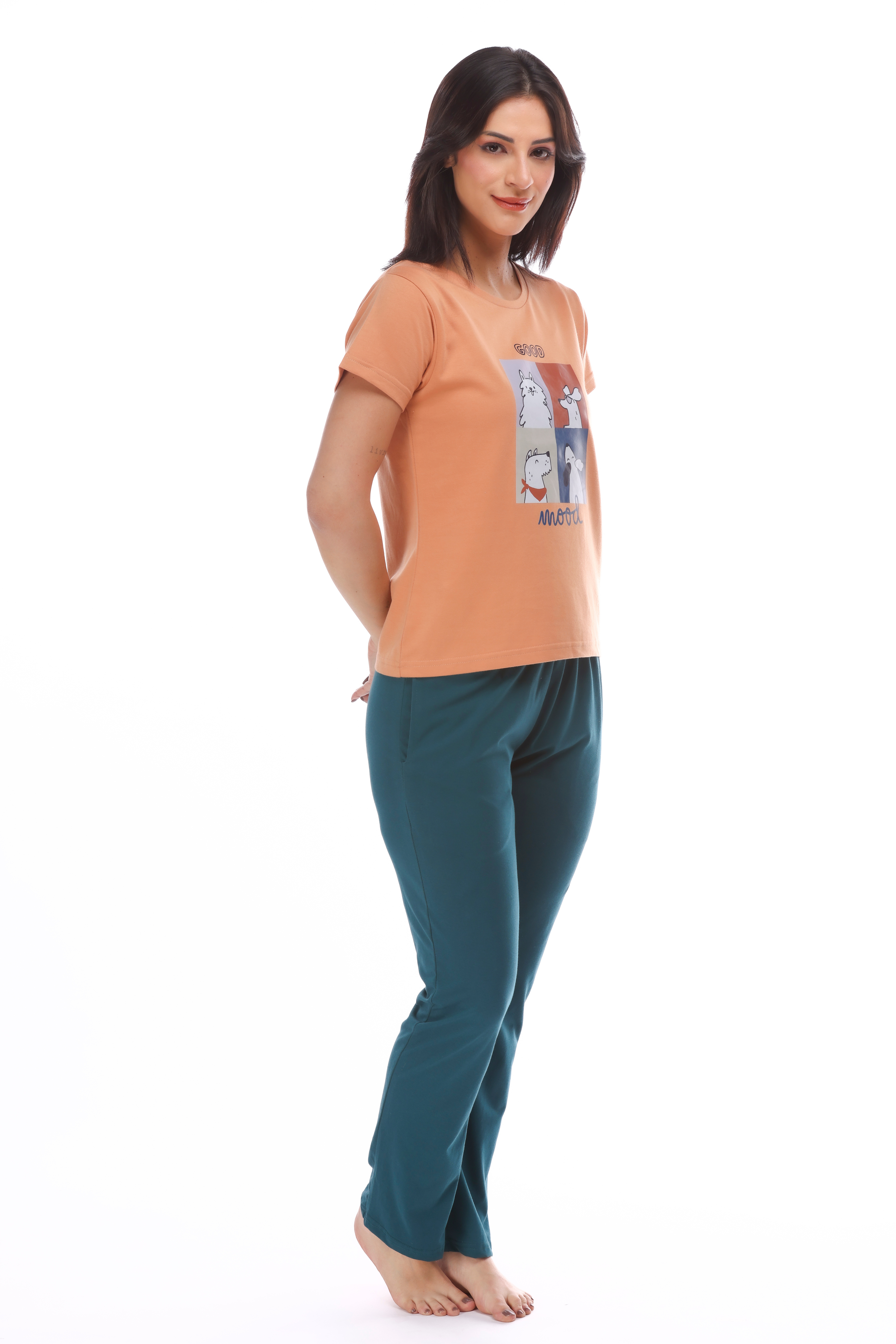 Graphic Pyjama Set