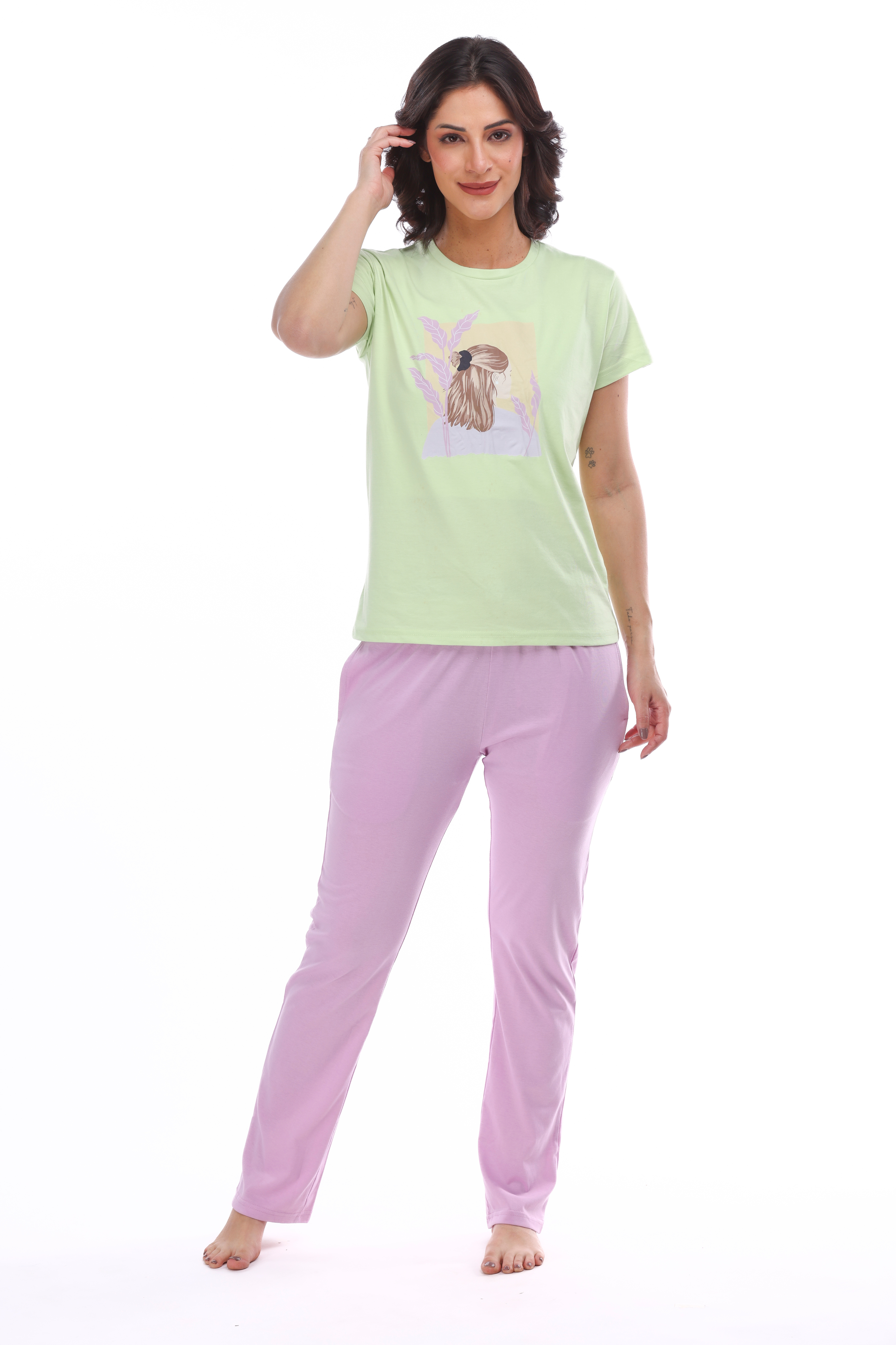 Graphic Pyjama Set