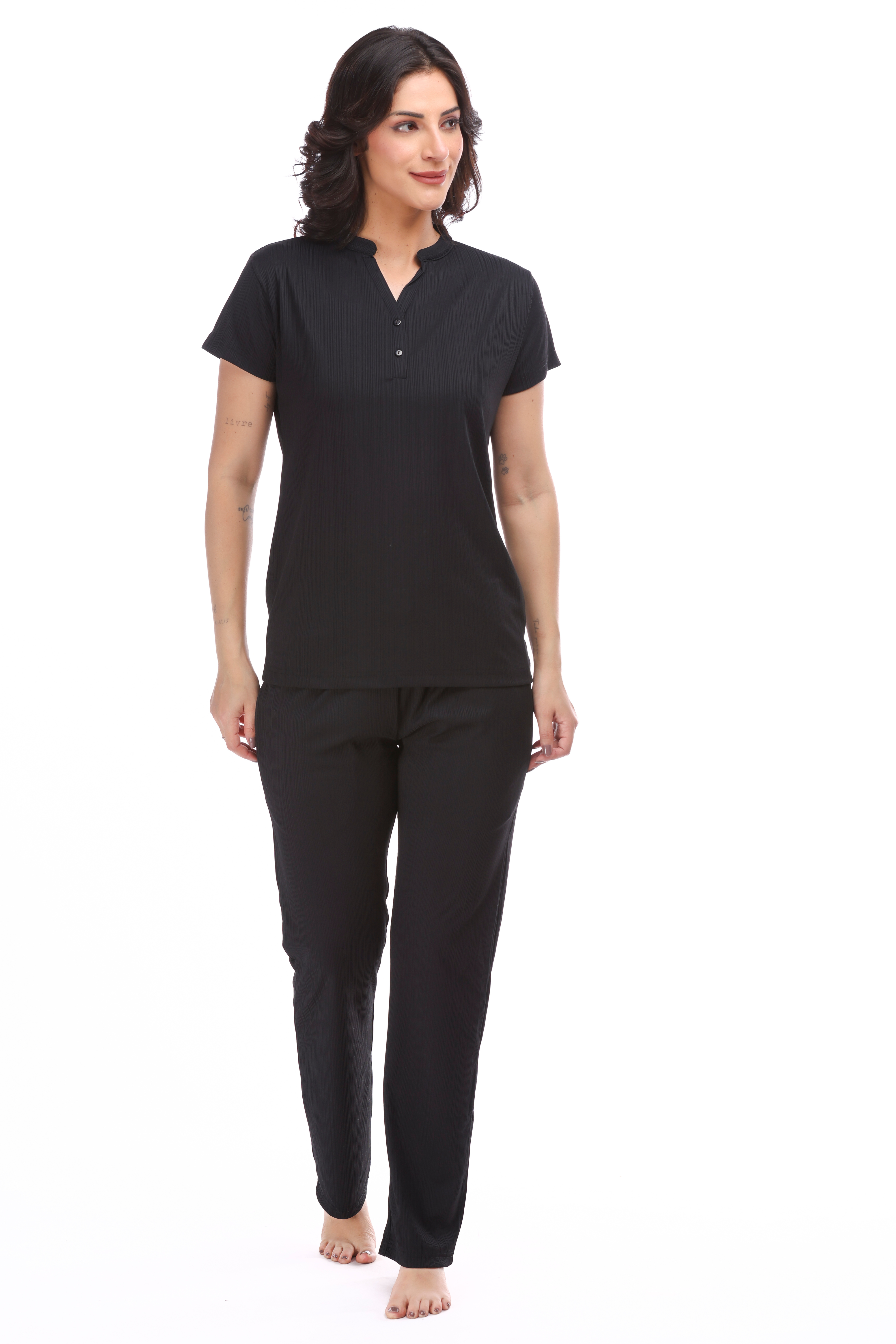 Ribbed Pyjama Set