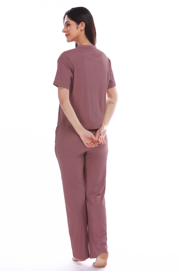 Ribbed Pyjama Set